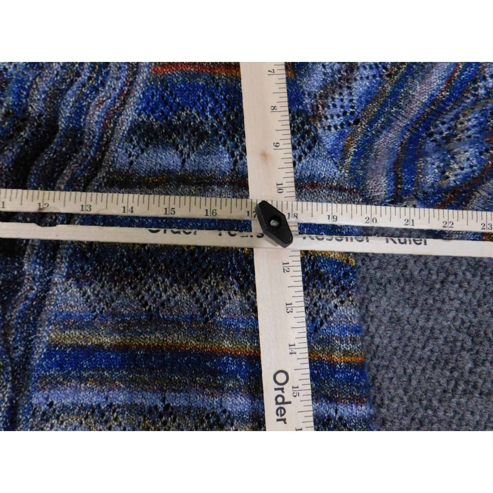 Vintage VINTAGE Alfred Dunner Sweater Womens Petite XL Striped Open Front 3/4 Sleeve Cardigan Size XL / US 12-14 / IT 48-50 - 5 Thumbnail