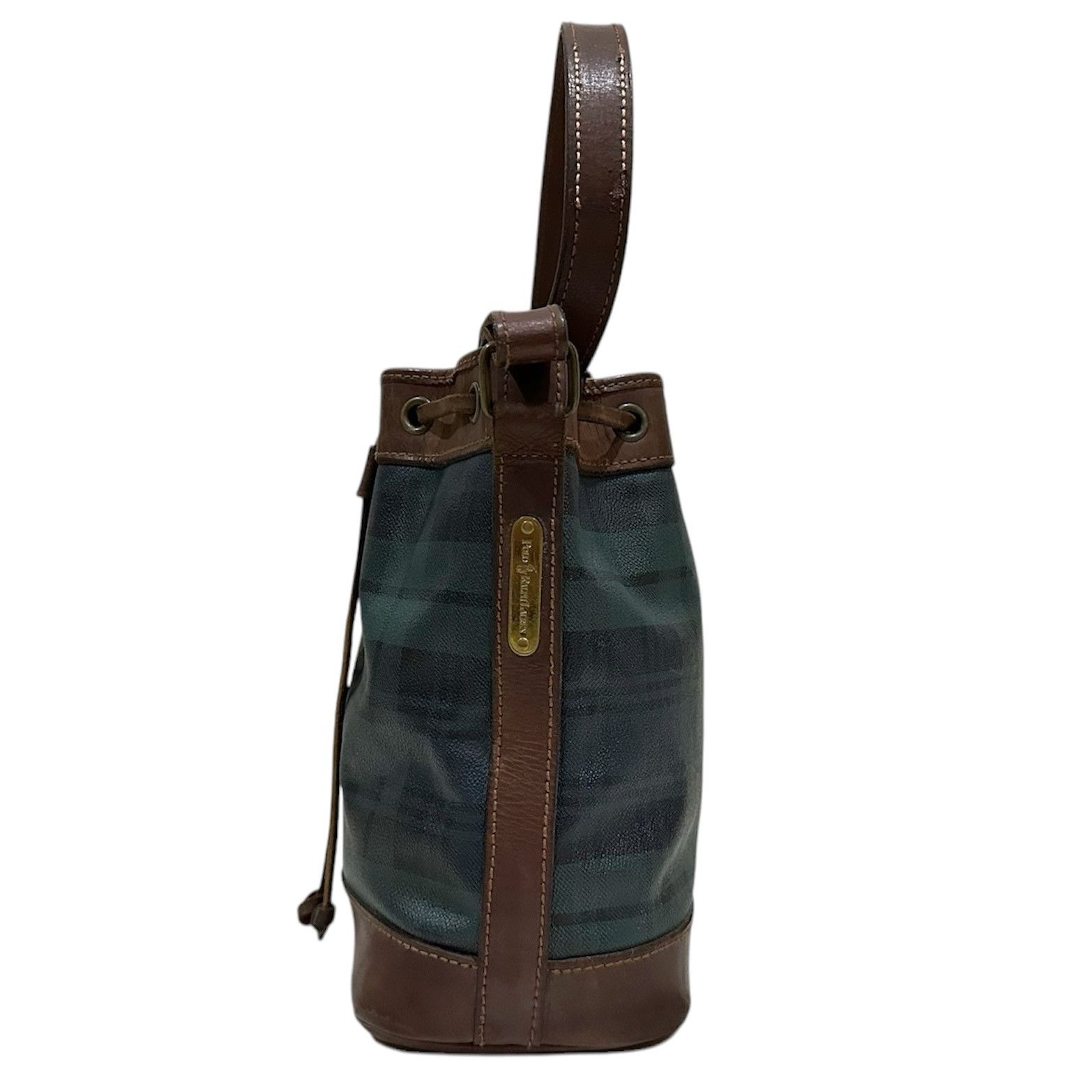Polo Ralph Lauren × Vintage Grailed🔥Vintage POLO RALPH LAUREN Leather Drawstring Bag Size ONE SIZE - 4 Thumbnail