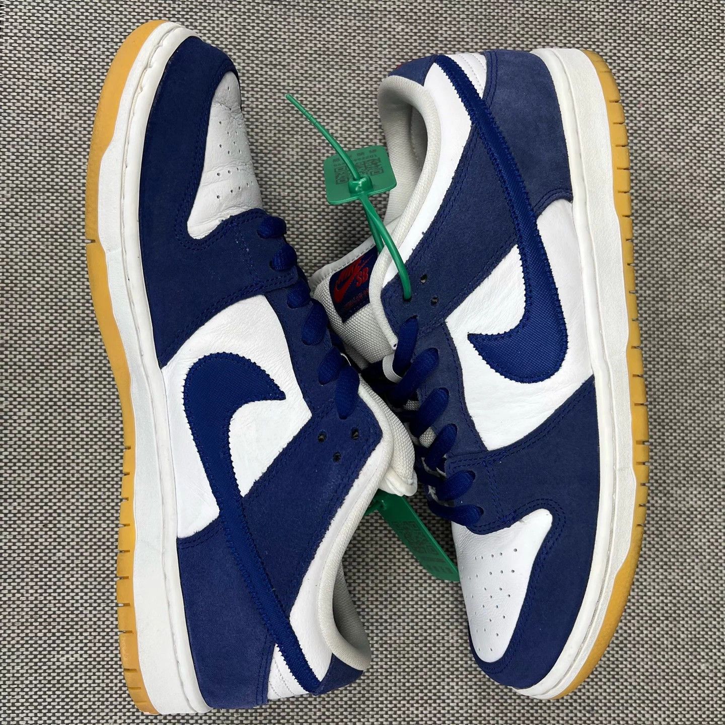 Nike Nike Dunk SB Low White Blue LA Size 45 Size US 12 / EU 45 - 2 Thumbnail