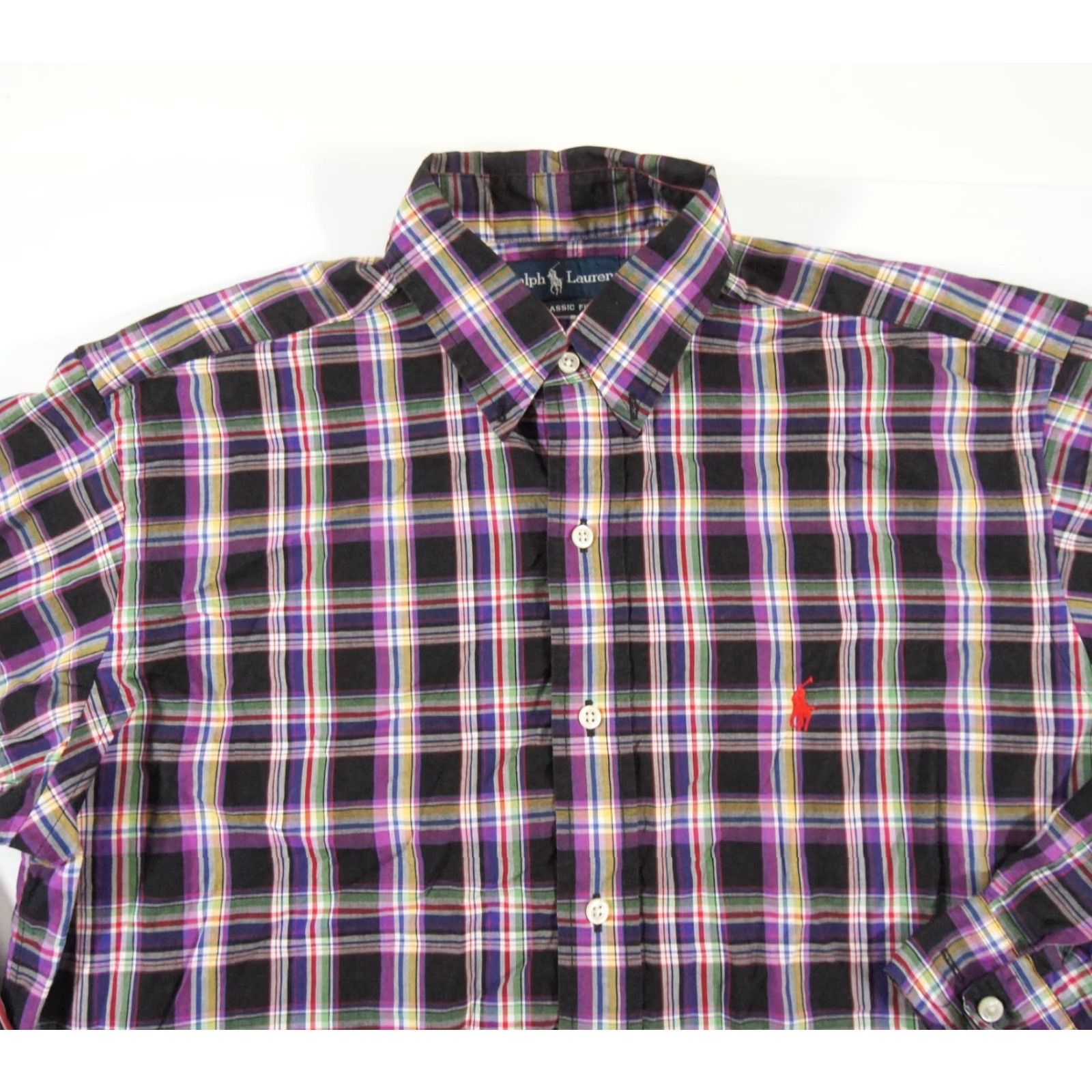 Ralph Lauren Ralph Lauren Shirt Men’s Classic Fit Button-Up Plaid Multicolor Cotton Long Sleeve, Size M, Regular, Preppy, Business Casual Men Size US M / EU 48-50 / 2 - 2 Thumbnail