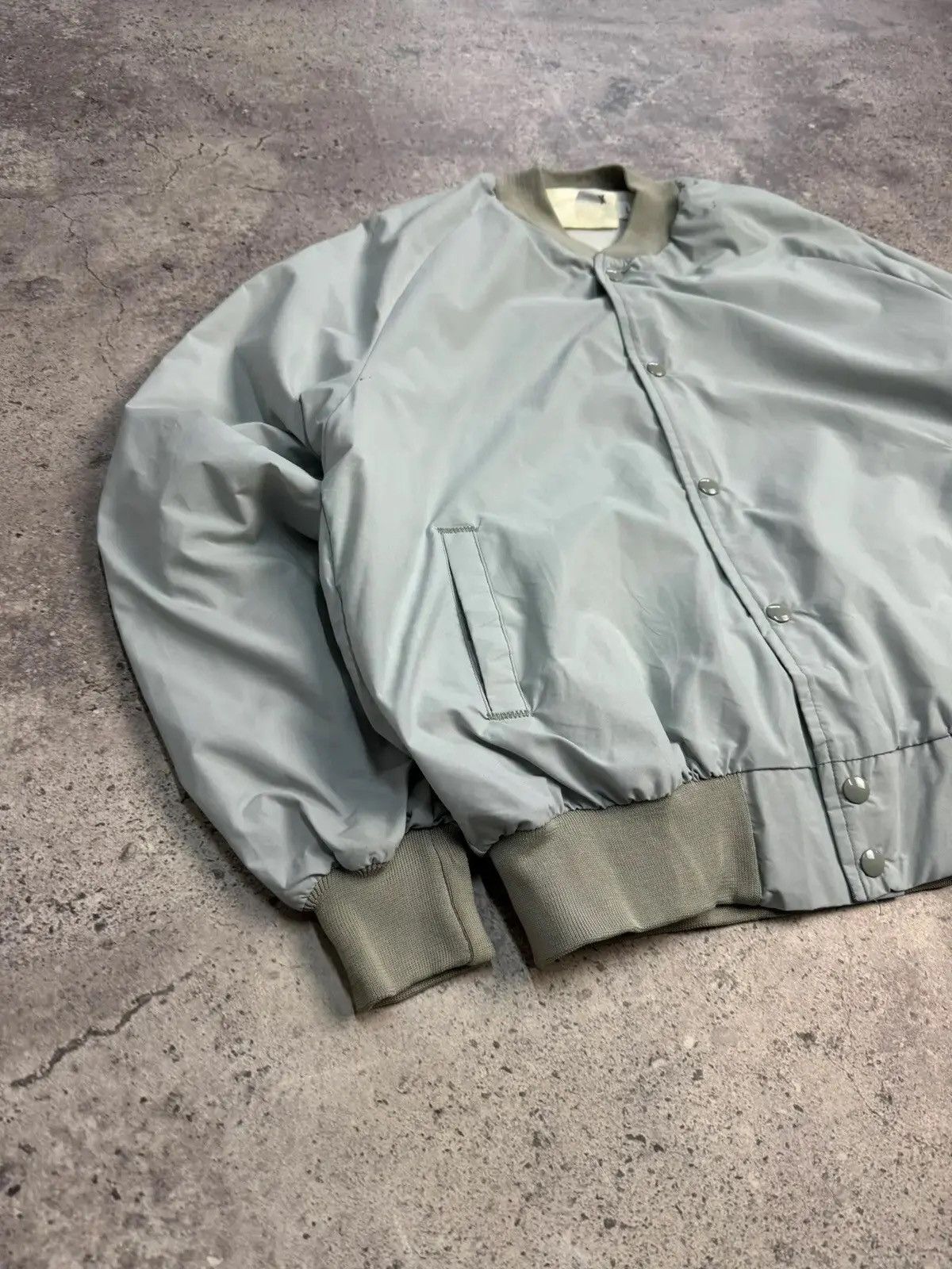 Chalk Line × Vintage Vintage Chalk Line nylon bomber Y2K Blue Satin Bomber Jacket Size US M / EU 48-50 / 2 - 3 Thumbnail