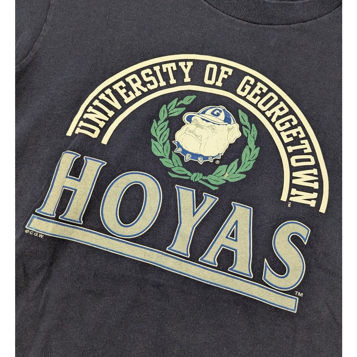 NCAA × Vintage Vintage Georgetown Hoyas logo t-shirt Size US S / EU 44-46 / 1 - 2 Thumbnail