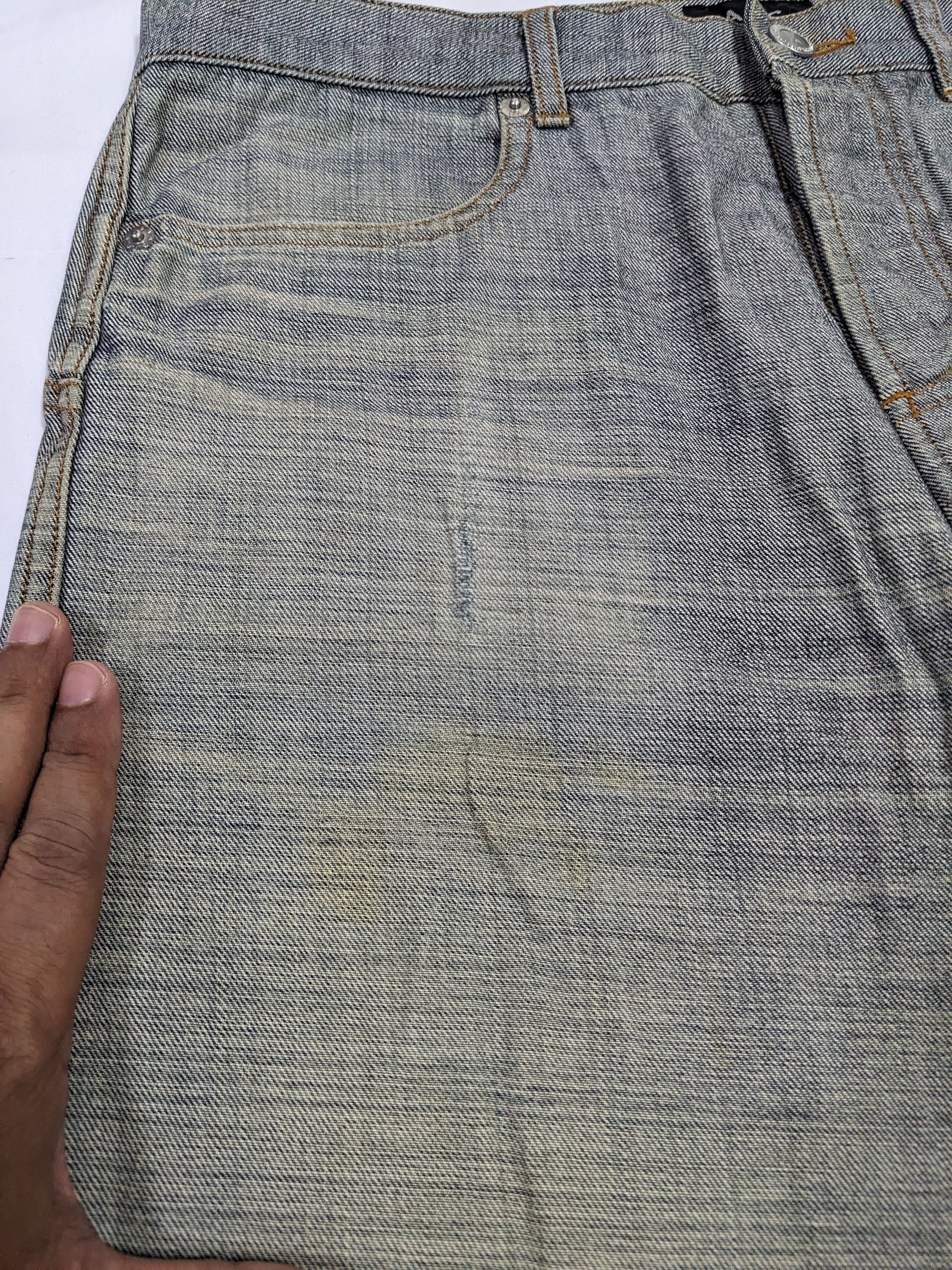 A.P.C. × Vintage Vintage APC 90s Mudwash Distressed Trasher Button fly Jeans Size US 31 - 2 Thumbnail
