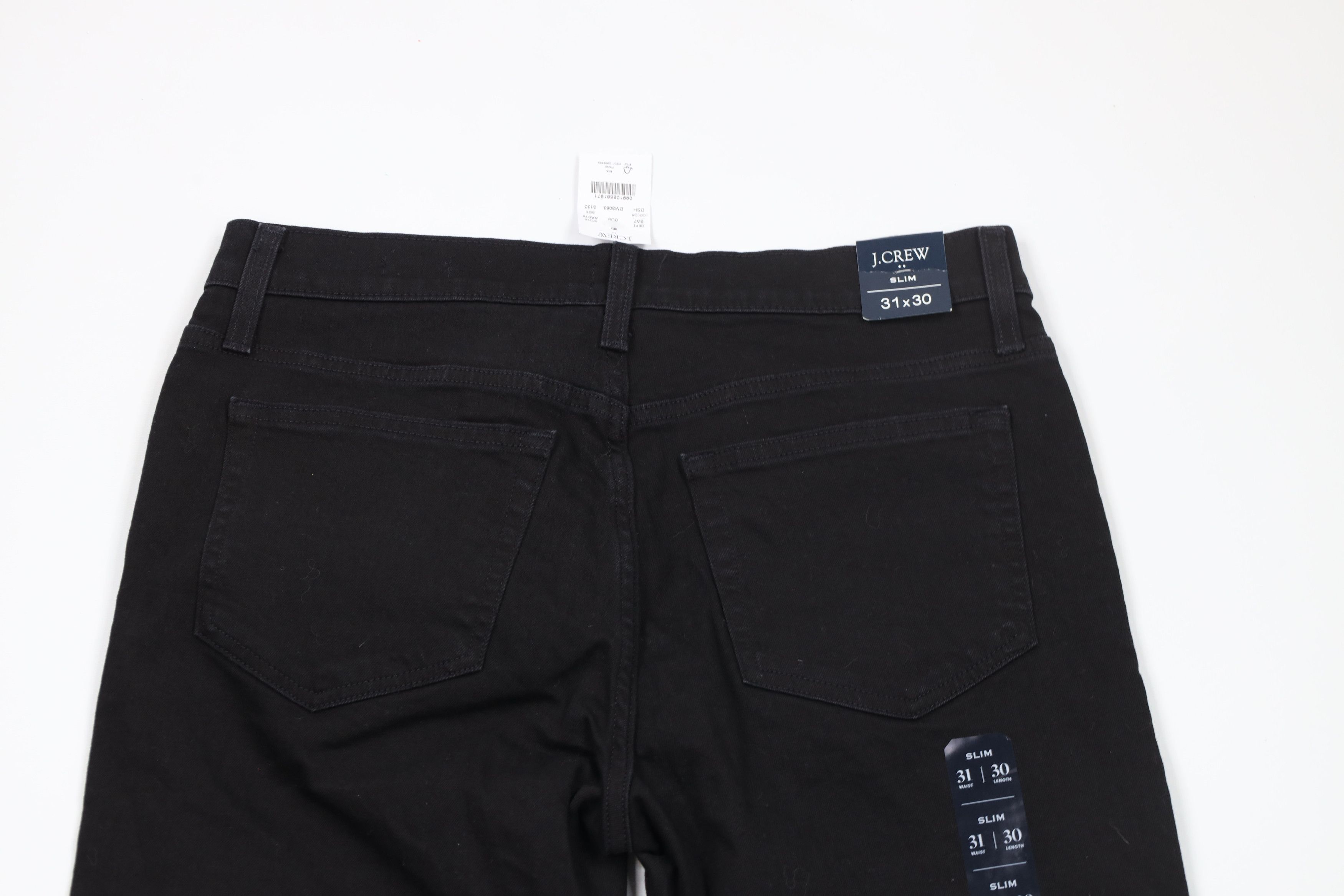 J.Crew × Vintage New J Crew Stretch Slim Fit Straight Leg Denim Jeans Black Size US 31 - 8 Thumbnail