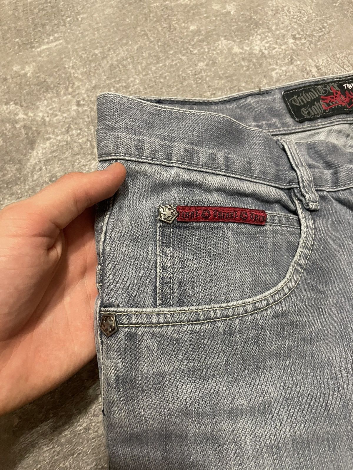 JNCO × Tribal Streetwear Vintage Tribal Street Wear Rap Jeans Jnco Style Size US 32 / EU 48 - 11 Thumbnail
