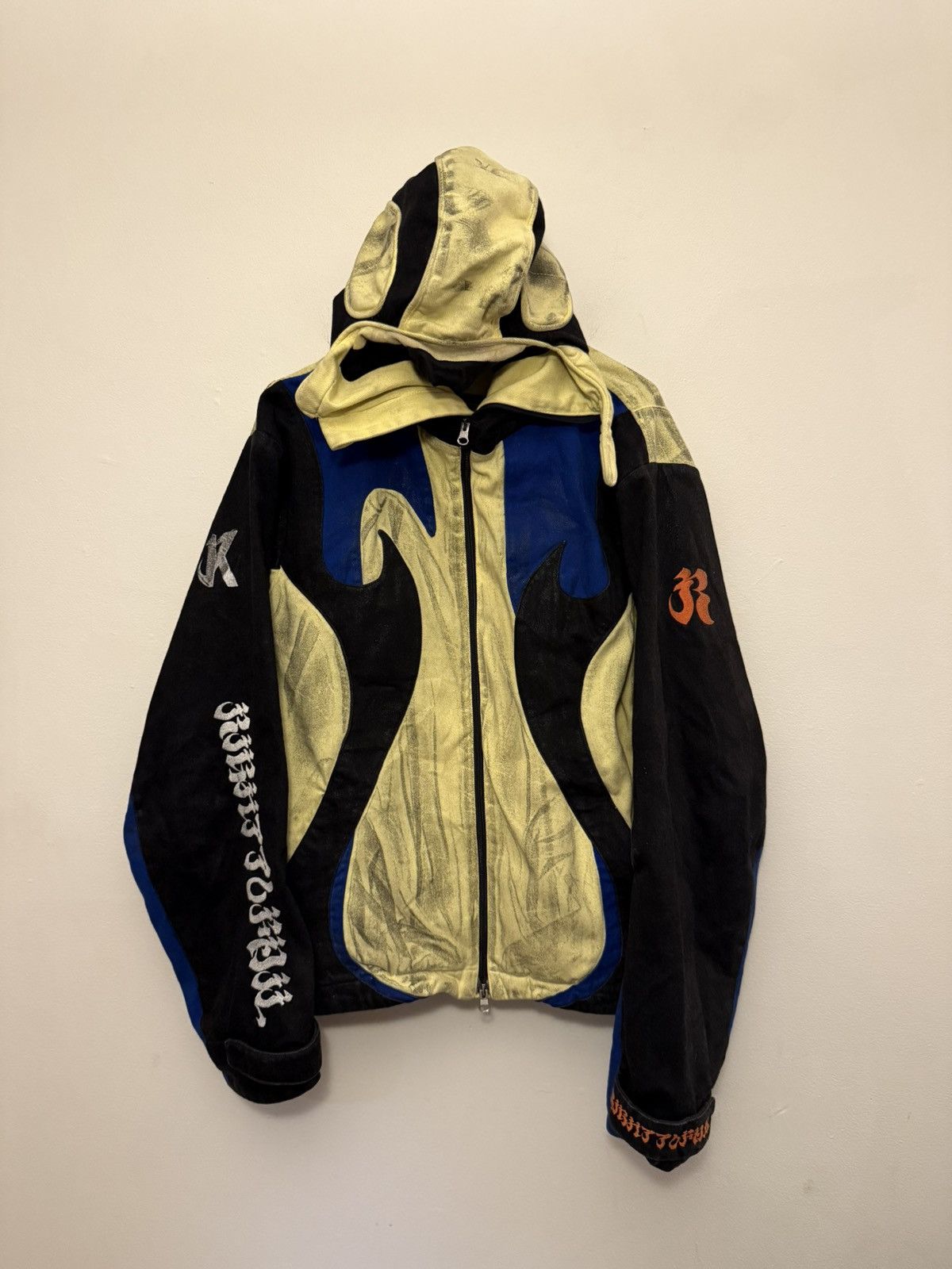 Kusikohc Kusikohc Technical Wingsuit Windbreaker in Blue Green Black Size US M / EU 48-50 / 2 - 1 Thumbnail