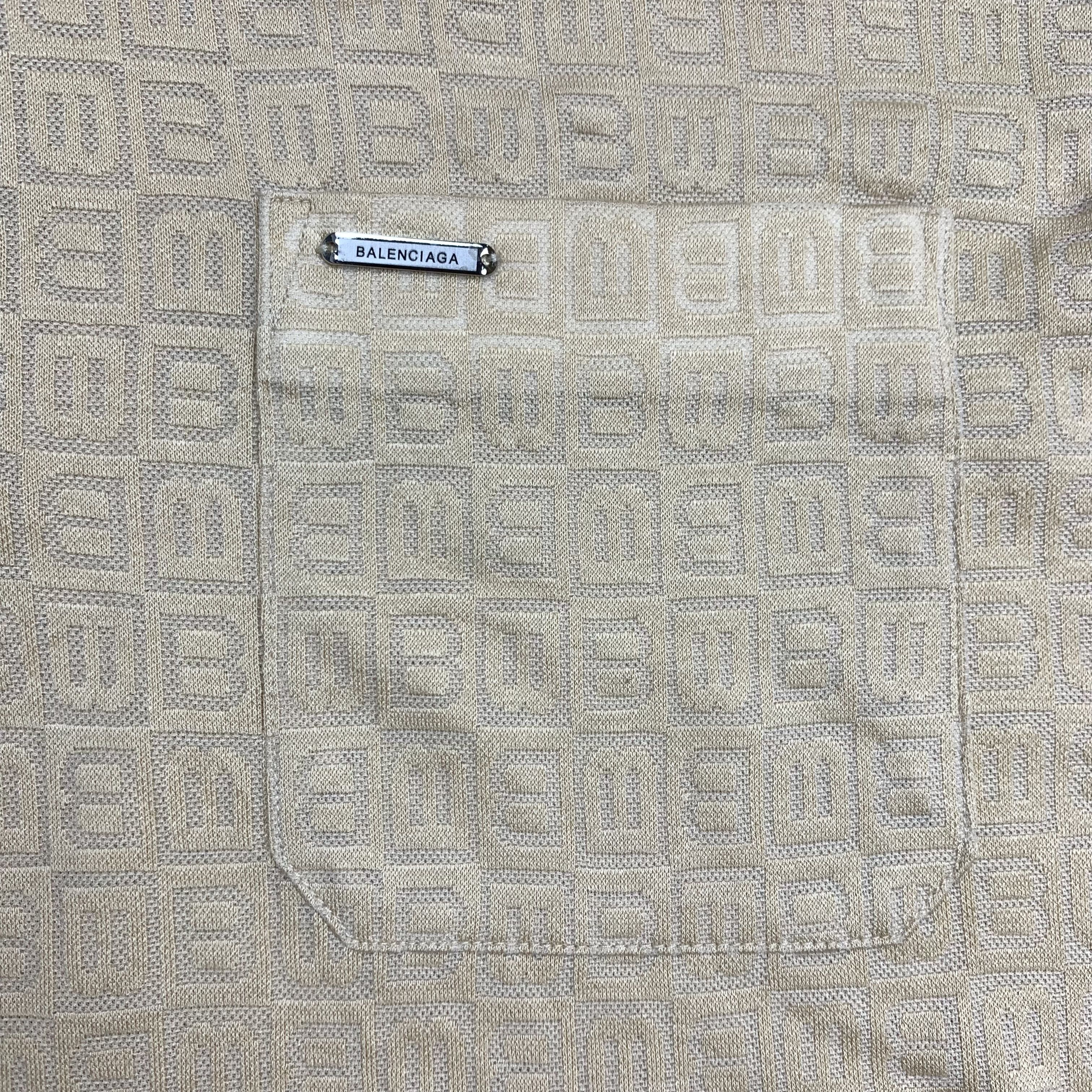 Balenciaga Vintage Balenciaga Monogram Longsleeve Tshirt Size US M / EU 48-50 / 2 - 4 Thumbnail