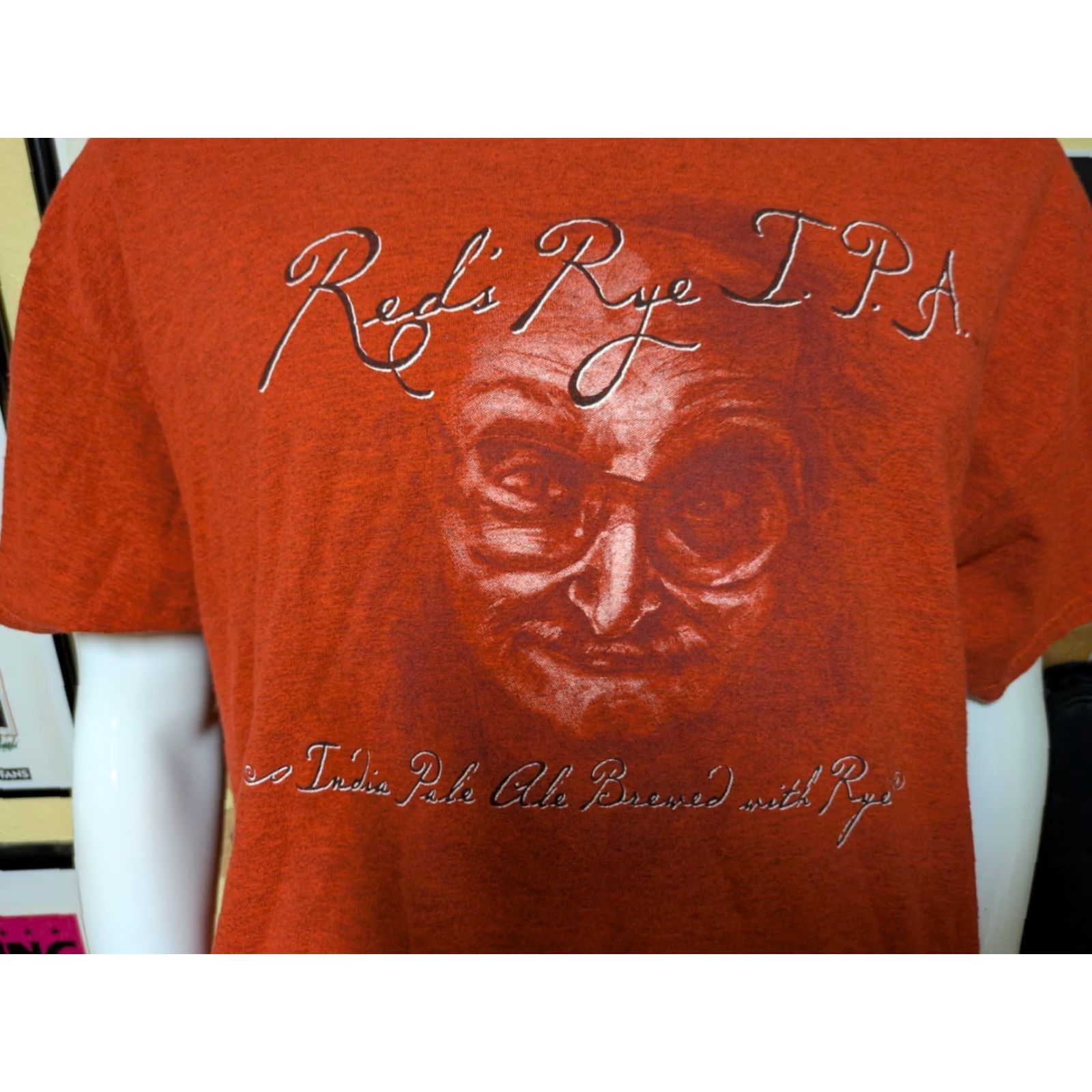 Gildan Founders Brewing Red Rye IPA T Shirt XL Men's Orange Graphic Tee Beer 90% Cotton 10% Polyester Gildan Size US XL / EU 56 / 4 - 2 Thumbnail