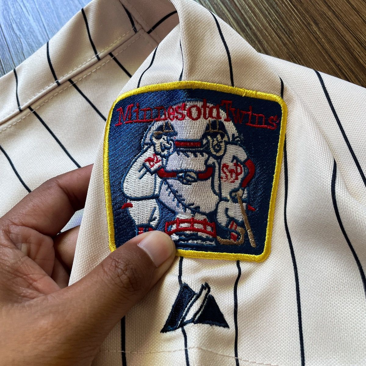 Majestic × Vintage 50th Anniversary Minnesota Twins x Majestic Pinstripe Jersey Size US XXL / EU 58 / 5 - 4 Thumbnail
