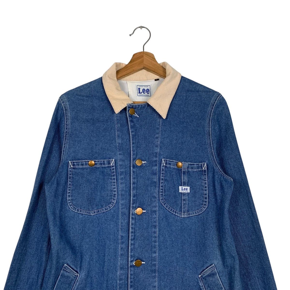Lee Vintage Lee Sanforized Denim Long Jacket Size US L / EU 52-54 / 3 - 2 Thumbnail