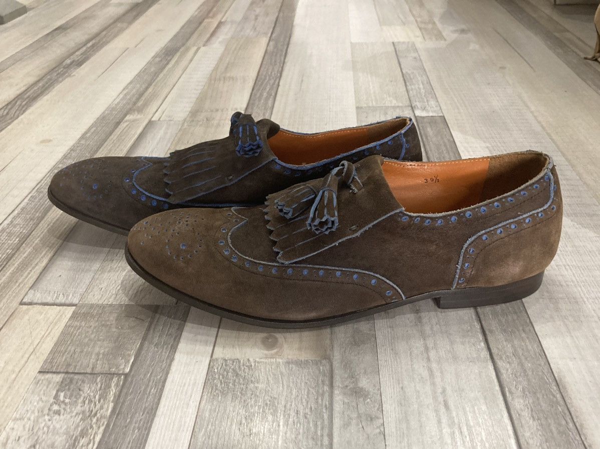 Etro Etro Brown/With Blue Details Flats Size US 6.5 / EU 39-40 - 1 Thumbnail