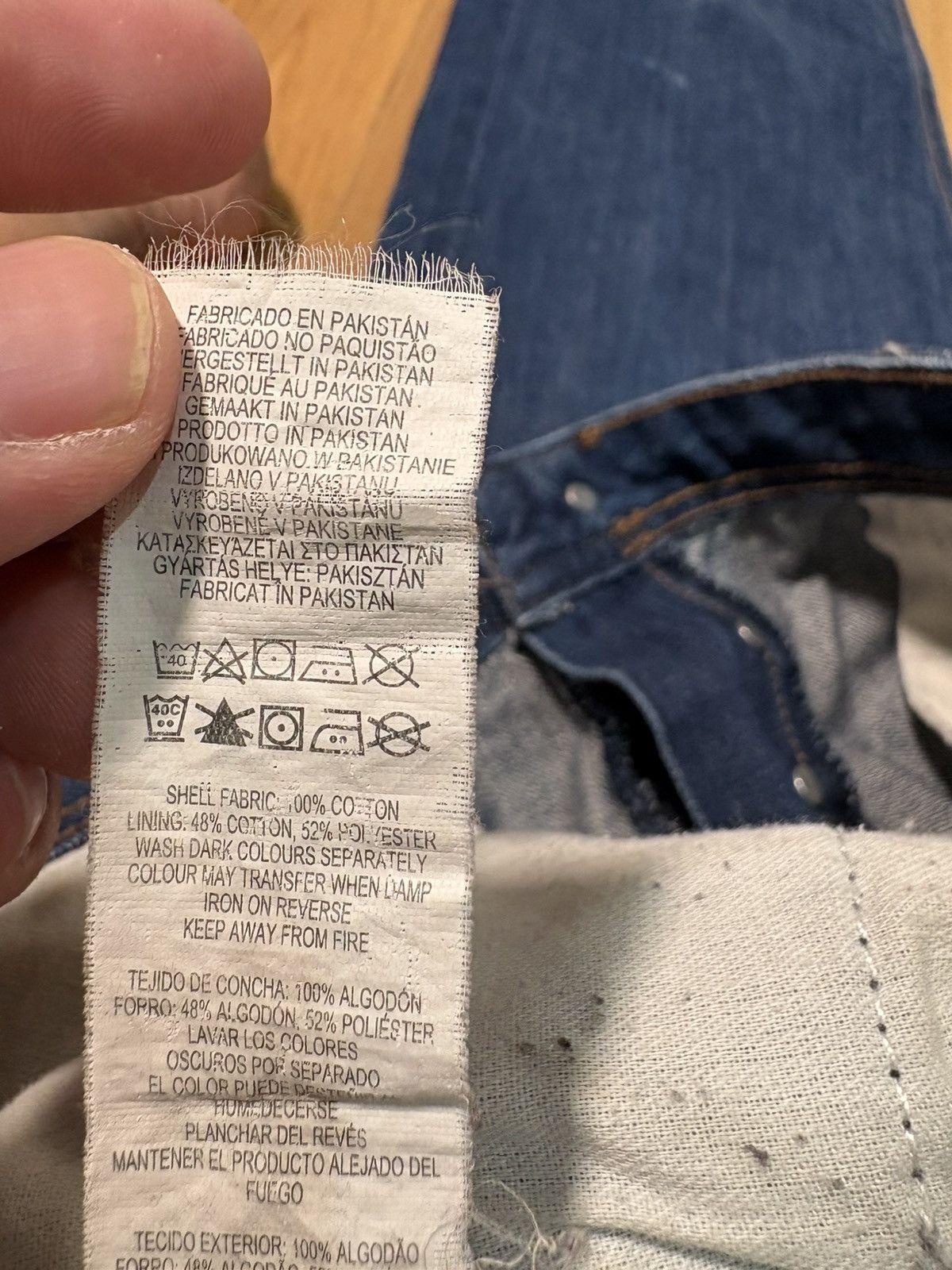 The Stronghold Vintage The Stronghold Los Angeles Selvedge Denim Jeans Size US 38 / EU 54 - 10 Thumbnail