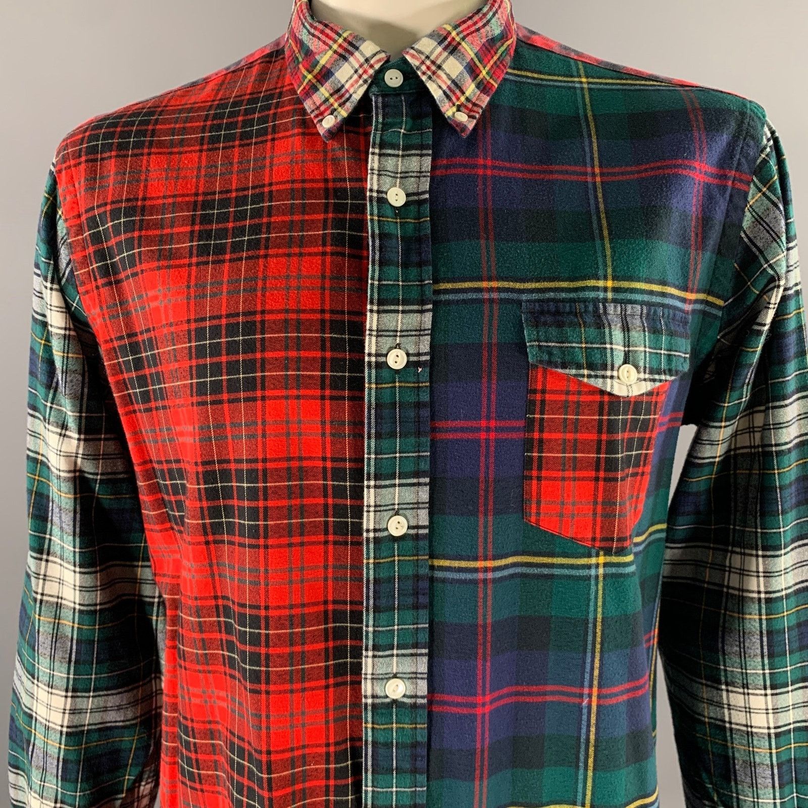 Ralph Lauren RALPH LAUREN XL Multicolor Plaid Flannel Long Sleeve Shirt Size US XL / EU 56 / 4 - 2 Thumbnail