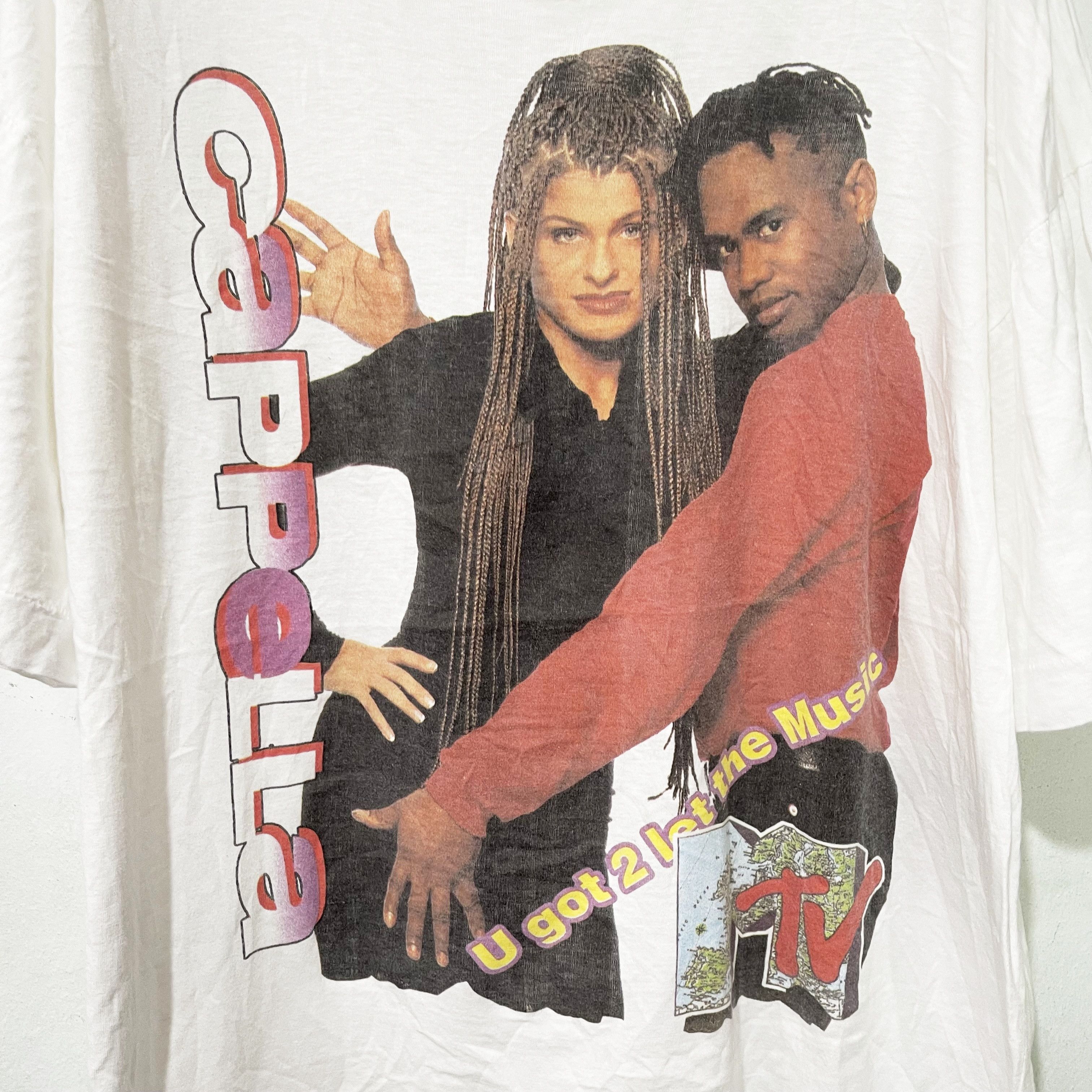 Band Tees Vintage 90s Cappella T-Shirt Size US M / EU 48-50 / 2 - 2 Thumbnail