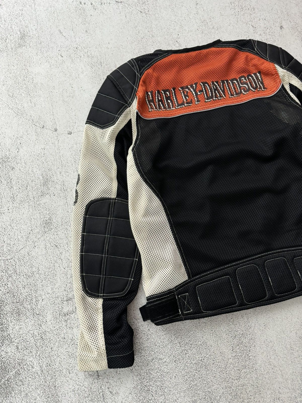 Harley Davidson × Marlboro Harley Davidson HD Vintage Riding Gear Bike Bomber Jacket Size US L / EU 52-54 / 3 - 12 Thumbnail