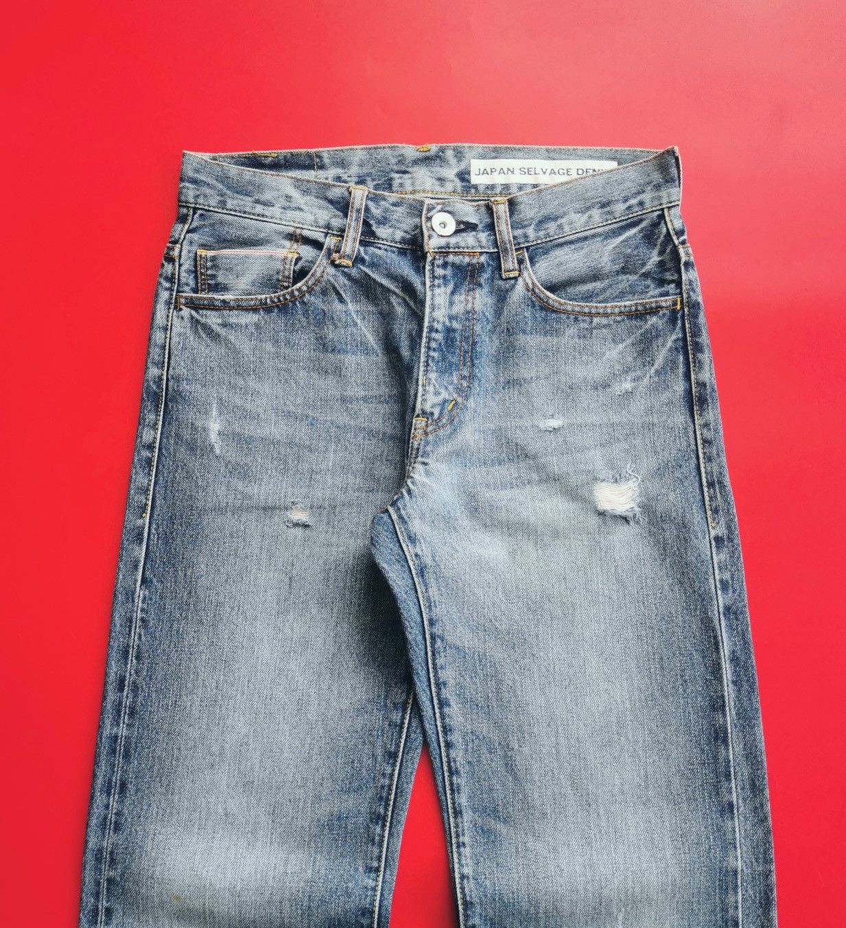 Sugar Cane Rush Hour Japan Selvedge Denim Jeans Size US 30 / EU 46 - 2 Thumbnail