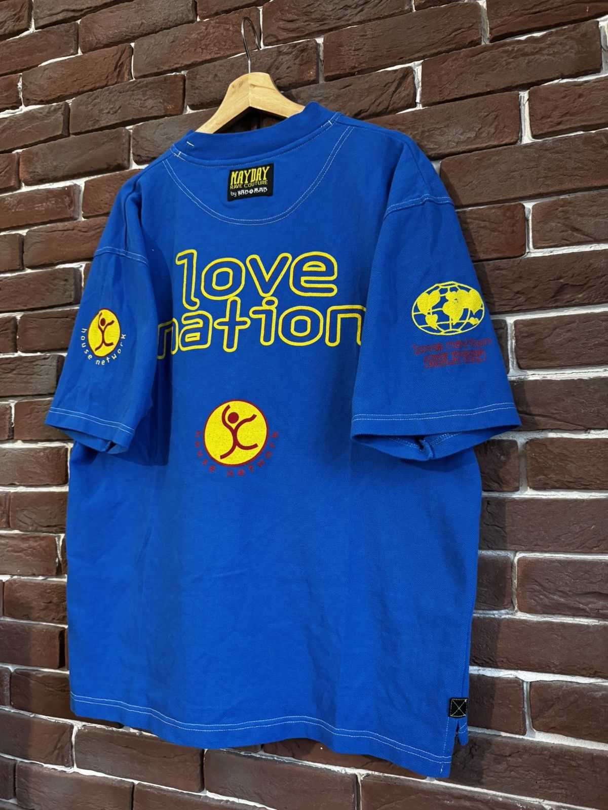 Band Tees 90s MayDay Bad+Mad Love Parade rave vintage long Techno tee Size US L / EU 52-54 / 3 - 10 Thumbnail