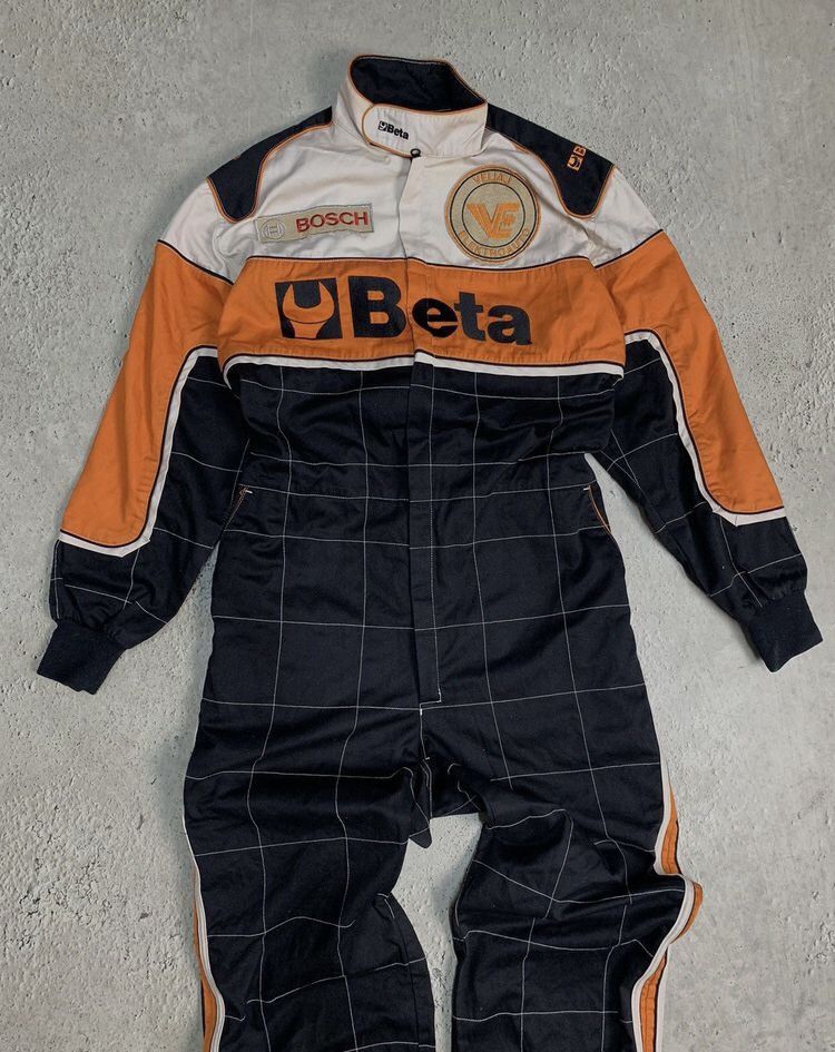 Japanese Brand × Vintage Racing Overalls Honda Toyota Suits F-1 Beta Vintage Y2K Size 34S - 3 Thumbnail
