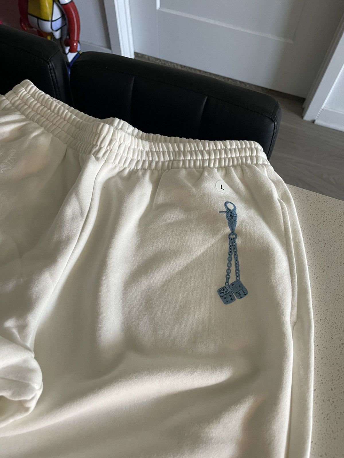Chrome Hearts Chrome Hearts Dice Logo Sweatpants Size US 34 / EU 50 - 2 Thumbnail