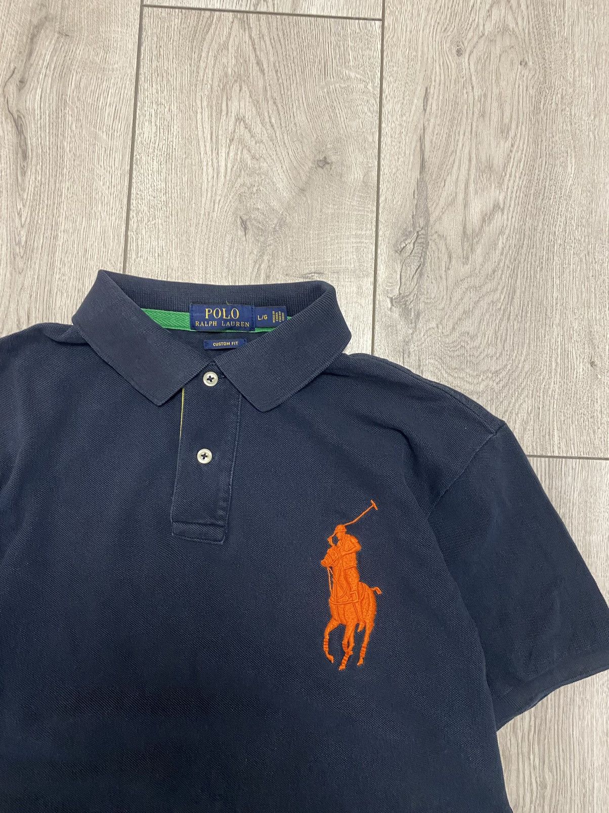 Polo Ralph Lauren × Ralph Lauren × Vintage Vintage Polo Ralph Lauren Y2K big pony #3 polo rugby faded Size US L / EU 52-54 / 3 - 3 Thumbnail