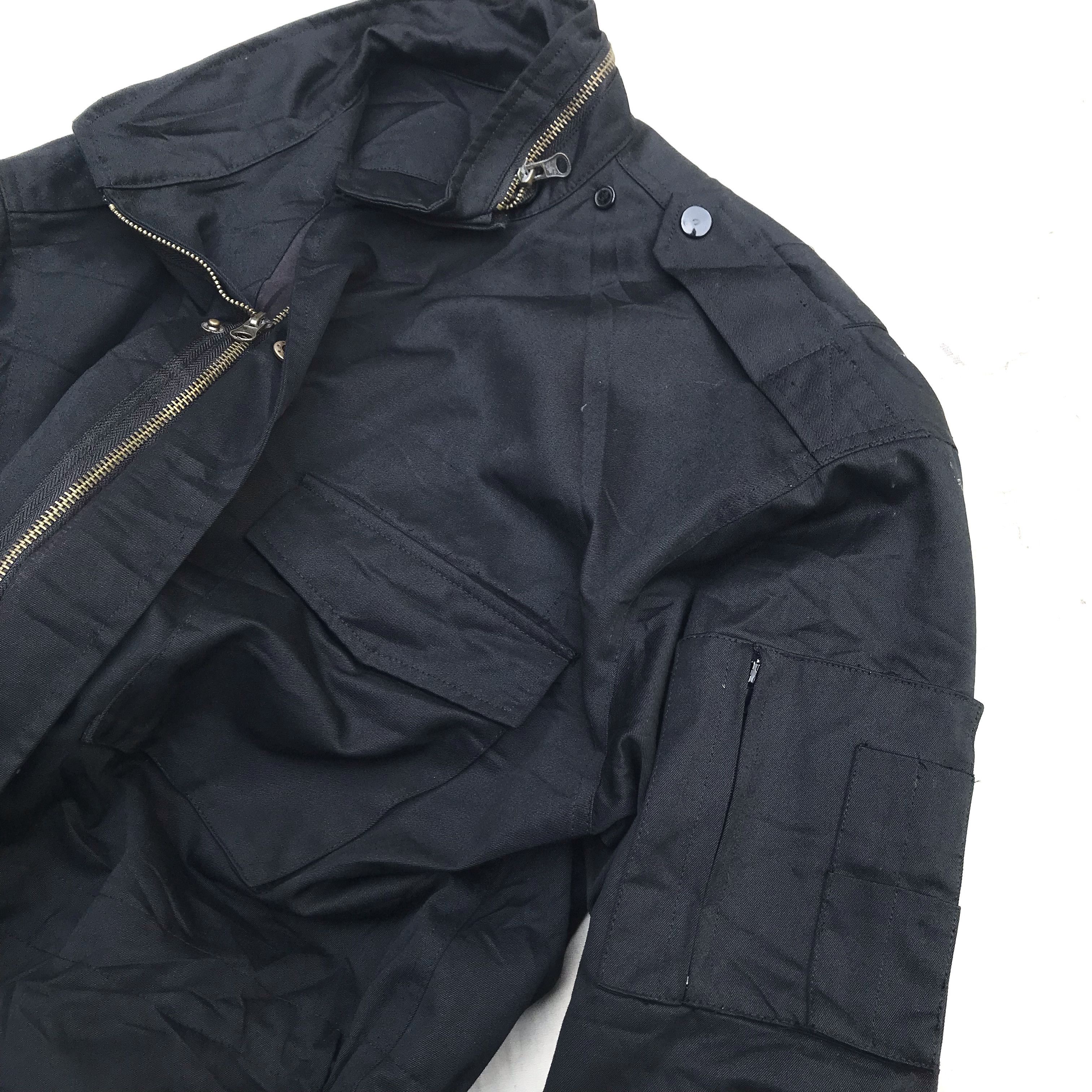 Aeronautica Militare M65 Parka 4 pocket Solid Black jacket Size XL alpha Size US XL / EU 56 / 4 - 5 Thumbnail