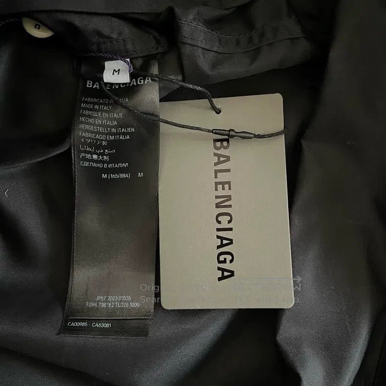 Balenciaga Balenciaga Yellow Tape Letter Logo Windbreaker Jacket Size US M / EU 48-50 / 2 - 4 Thumbnail