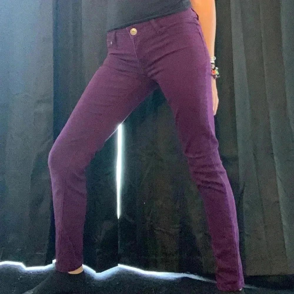 Designer Stylish Purple Skinny Jeans by Rewash Size 26" / US 2 / IT 38 - 5 Thumbnail