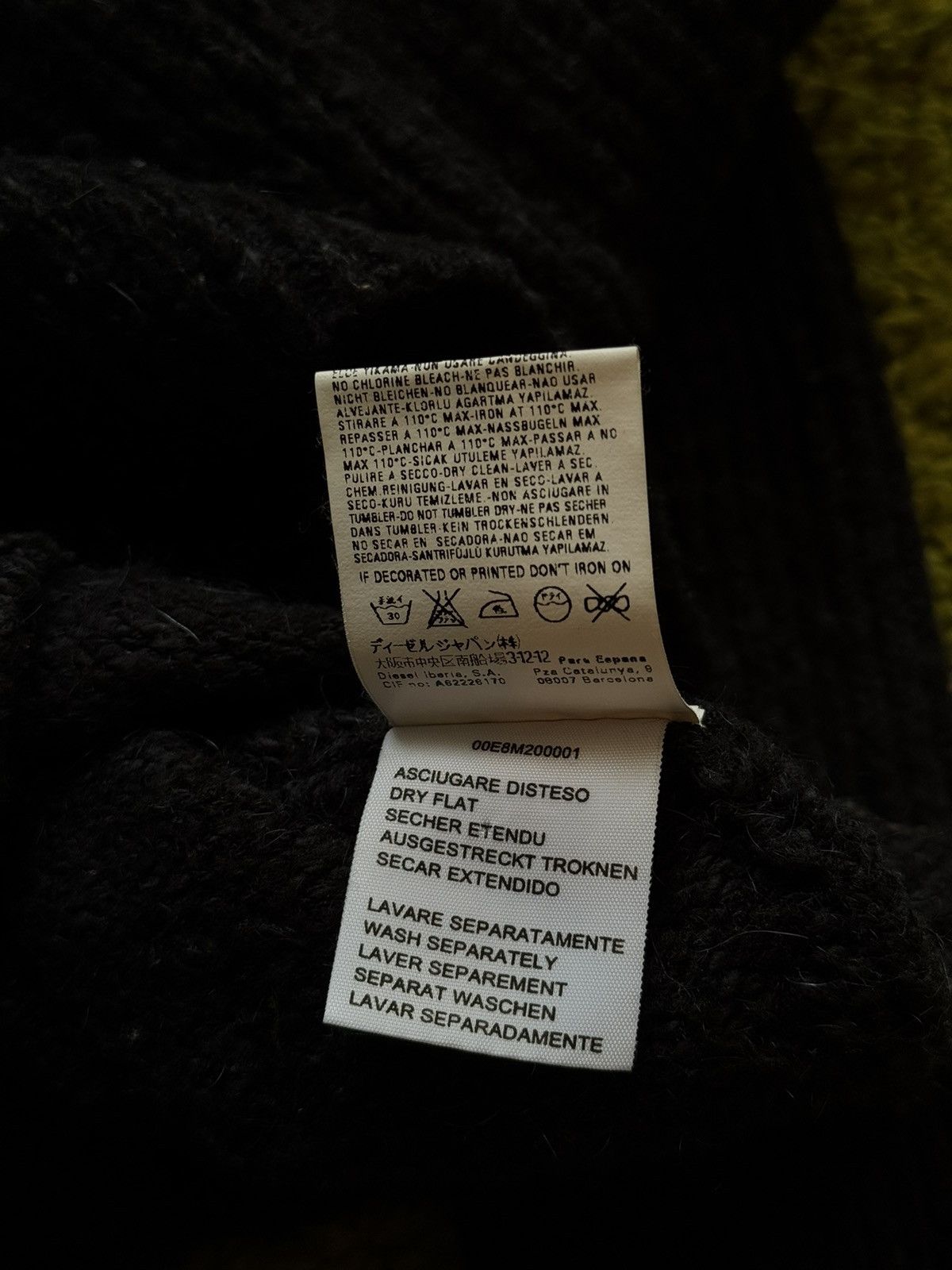 Designer × Diesel × Vintage Diesel 2000s vtg Bandits Russian Cyrillic logo sweater Y2K Size S / US 4 / IT 40 - 5 Thumbnail