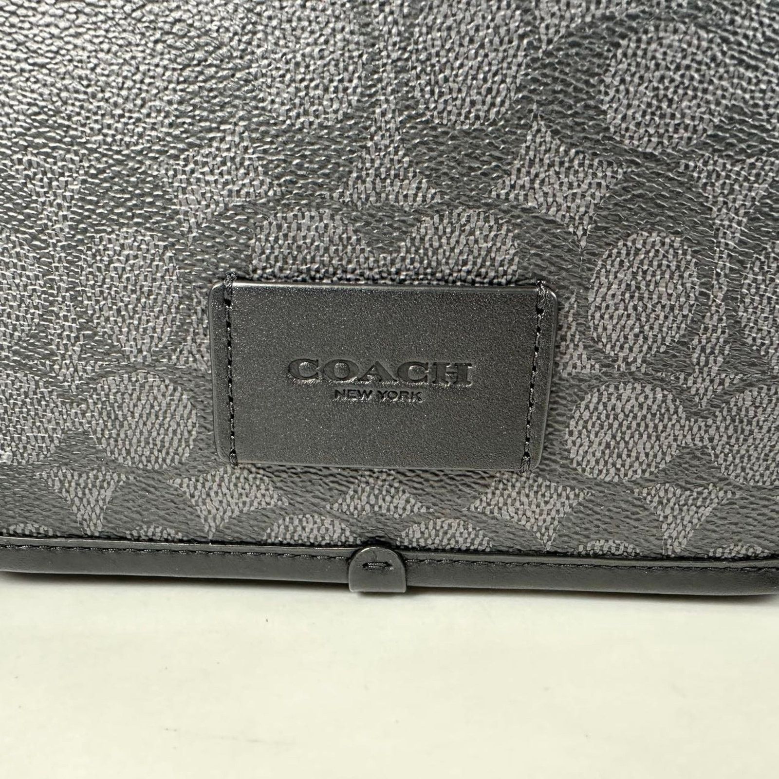 Coach Coach Men's Wyatt Crossbody Bag Signature Canvas Black NWT Size ONE SIZE - 8 Thumbnail