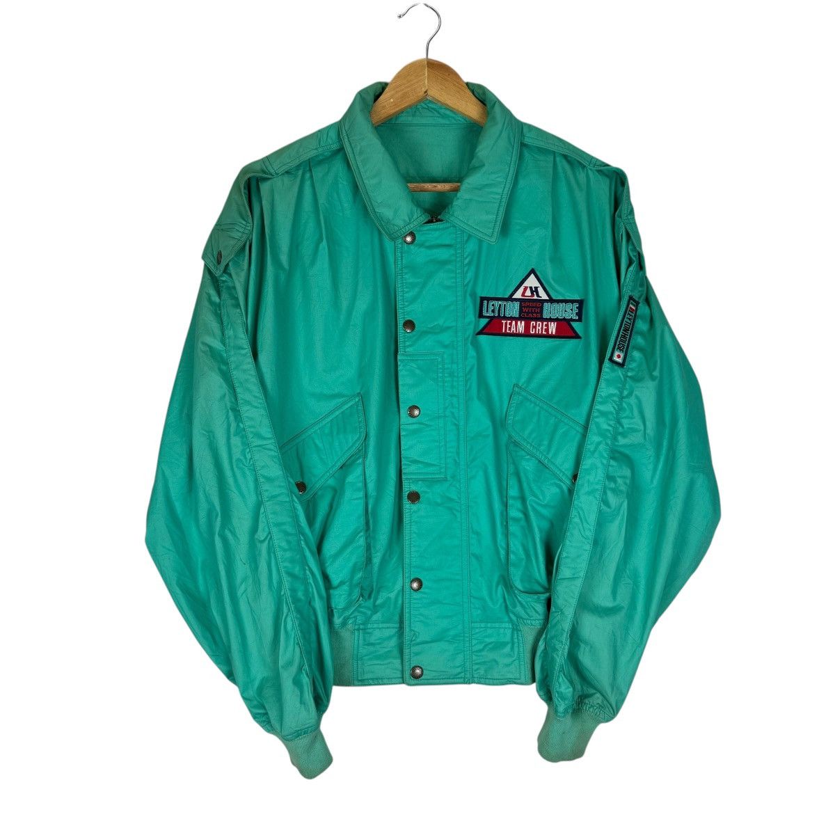 Other 🌟90s LEYTON HOUSE BOMBER LIGHT ZIPPER JACKET Size US L / EU 52-54 / 3 - 1 Thumbnail