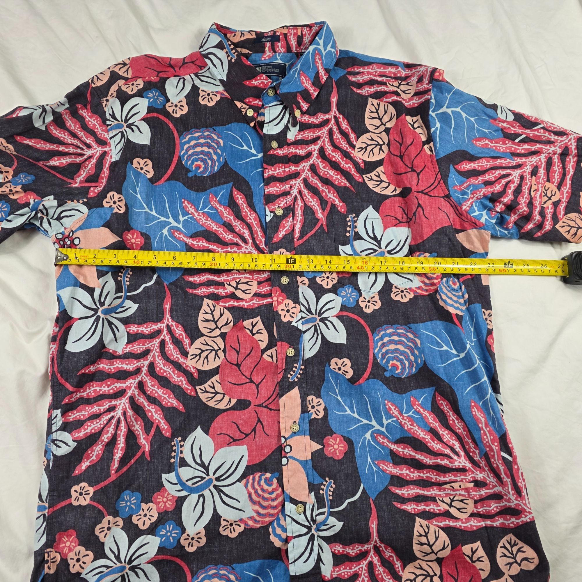 Reyn Spooner Reyn Spooner San Clemente Mens XL Classic Fit Hawaiian Shirt Size US XL / EU 56 / 4 - 6 Thumbnail