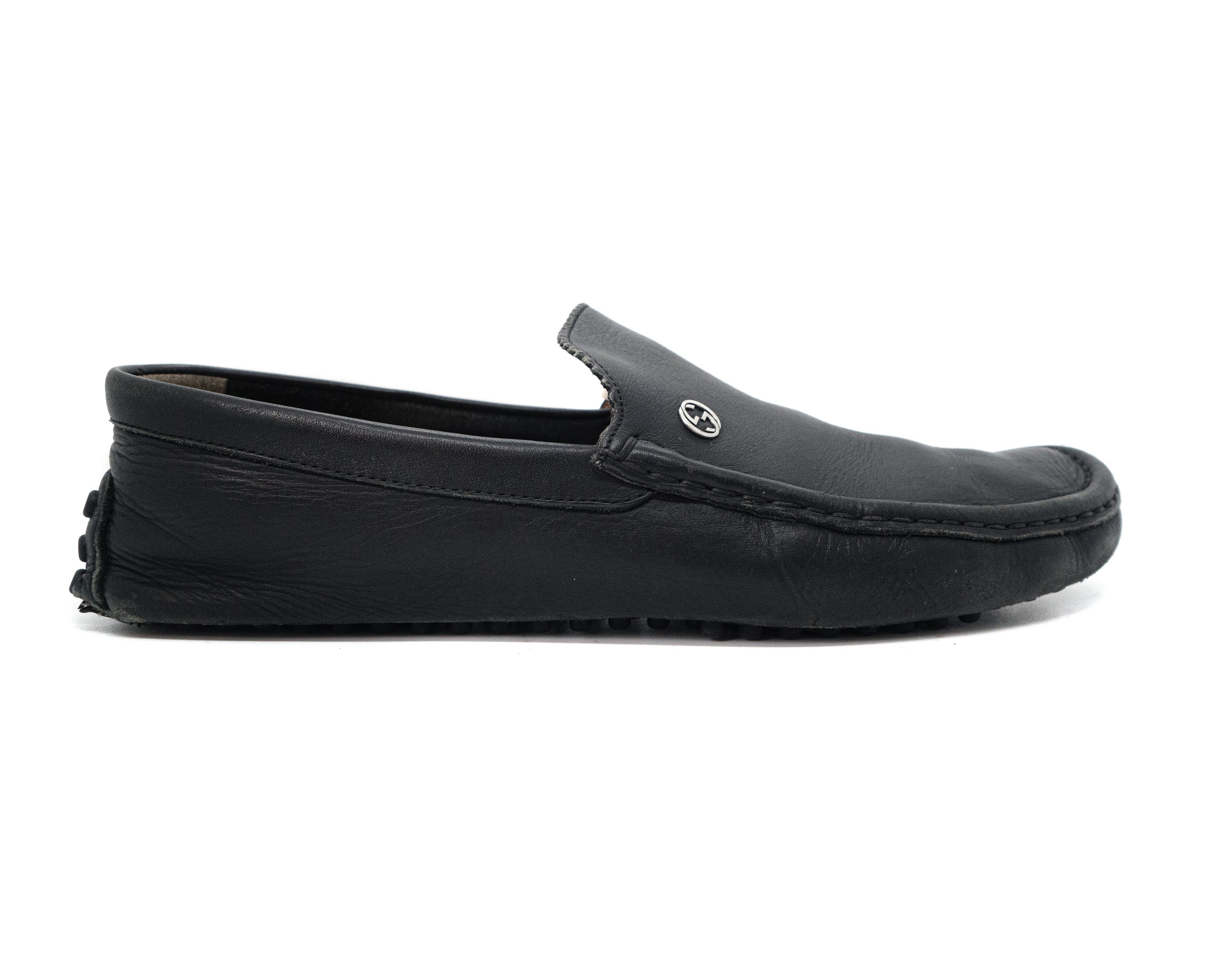 Gucci 00S Tom Ford Era GG Mini Logo Leather Car Loafers Vintage Size US 8 / EU 41 - 1 Thumbnail