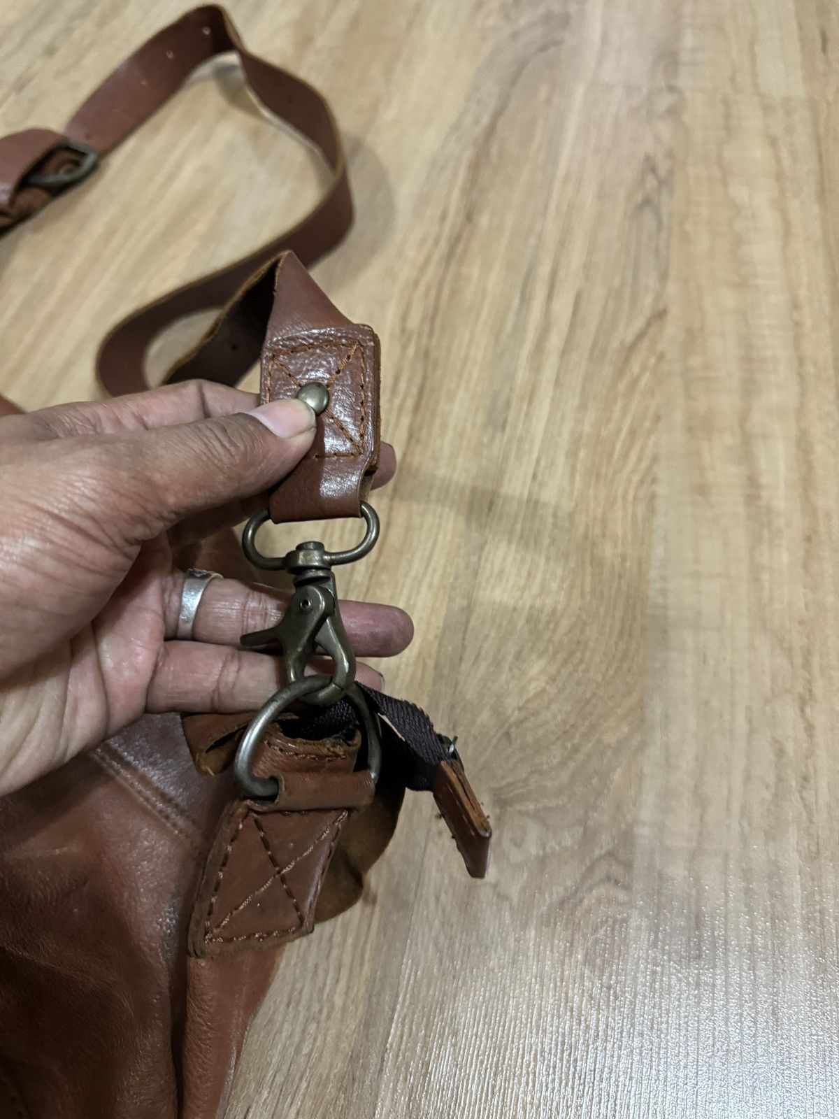 Japanese Brand × Leather GREEN LABEL RELAXING leather sling bag Size ONE SIZE - 5 Thumbnail