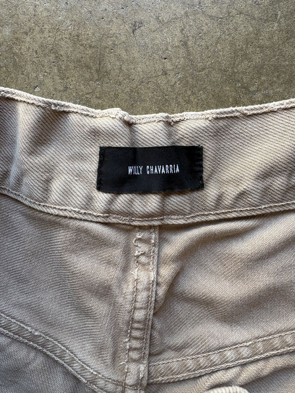 Willy Chavarria Willy Chavarria Wide Leg Carpenter Pants in Travertine - 34 Size US 34 / EU 50 - 4 Thumbnail