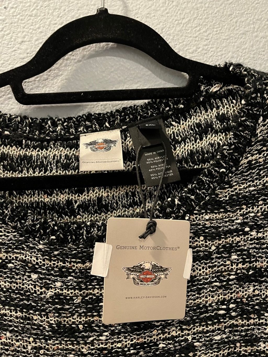 Harley Davidson Harley Davidson NWT 2014 Sequin Pullover Sweater Size 2XL Size XXL / US 16-18 / IT 52-54 - 7 Thumbnail