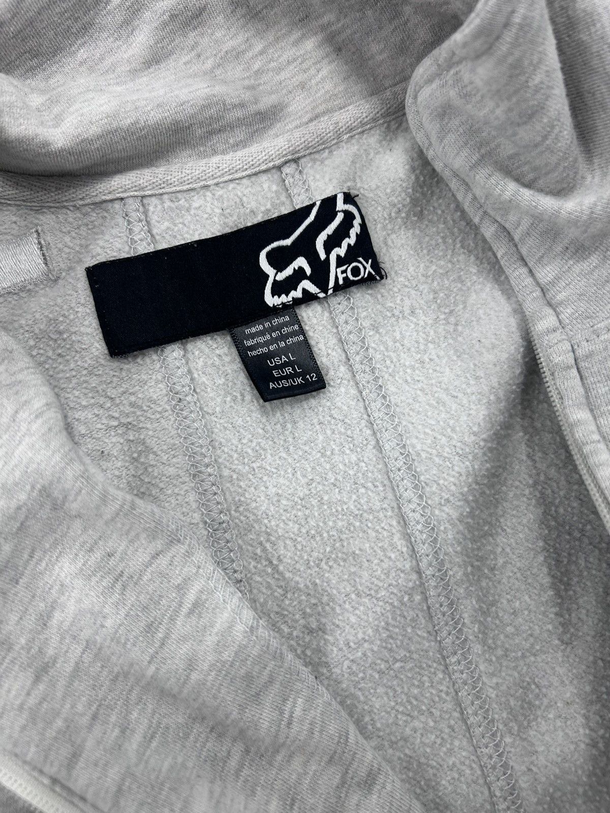 Fox Racing Vintage y2k fox racing zip up sweatshirt Size US L / EU 52-54 / 3 - 3 Thumbnail