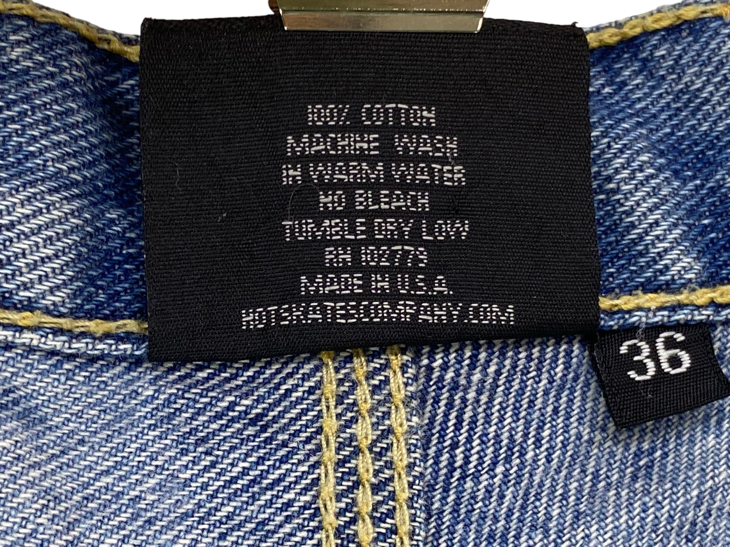Japanese Brand Hotskate Company Pants Made in USA Carpenter Skateboard Size US 36 / EU 52 - 10 Thumbnail
