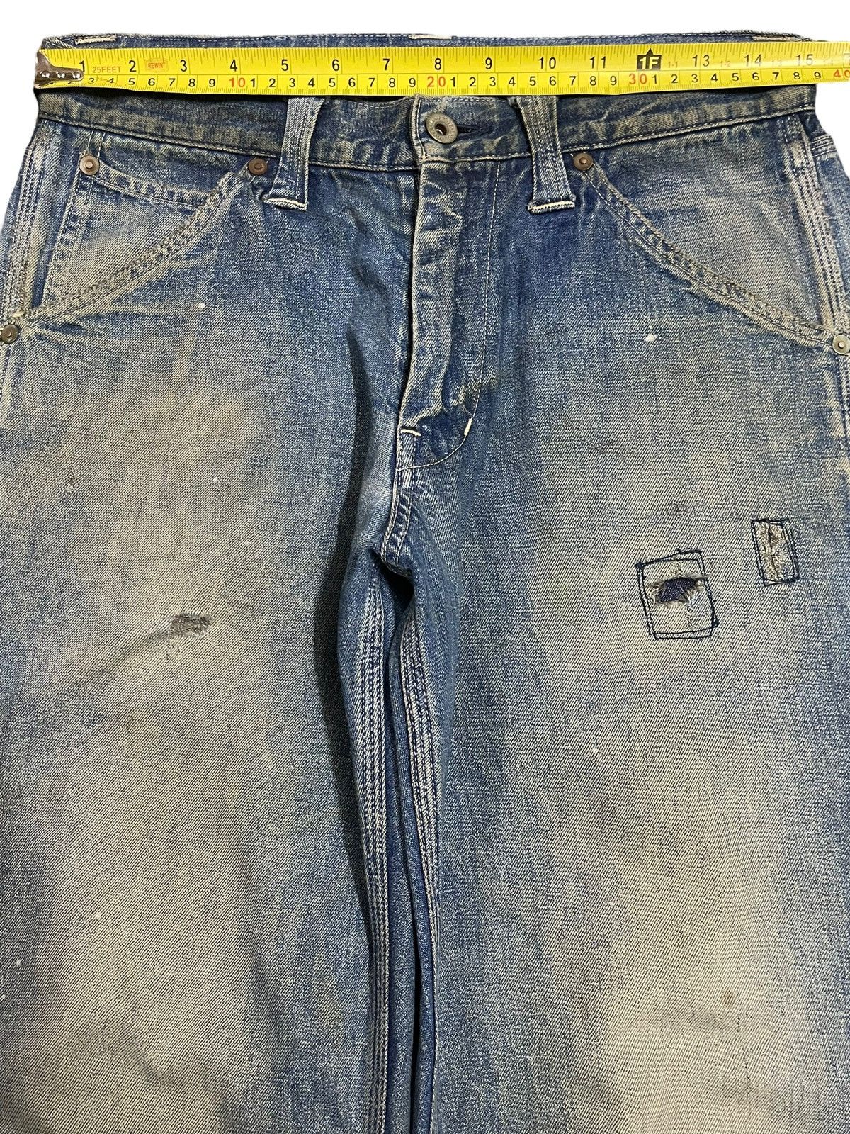Stevenson Overall Co. Vintage Japan Stevenson Overall Co Mud Wash Carpenter Jeans Size US 30 / EU 46 - 13 Thumbnail