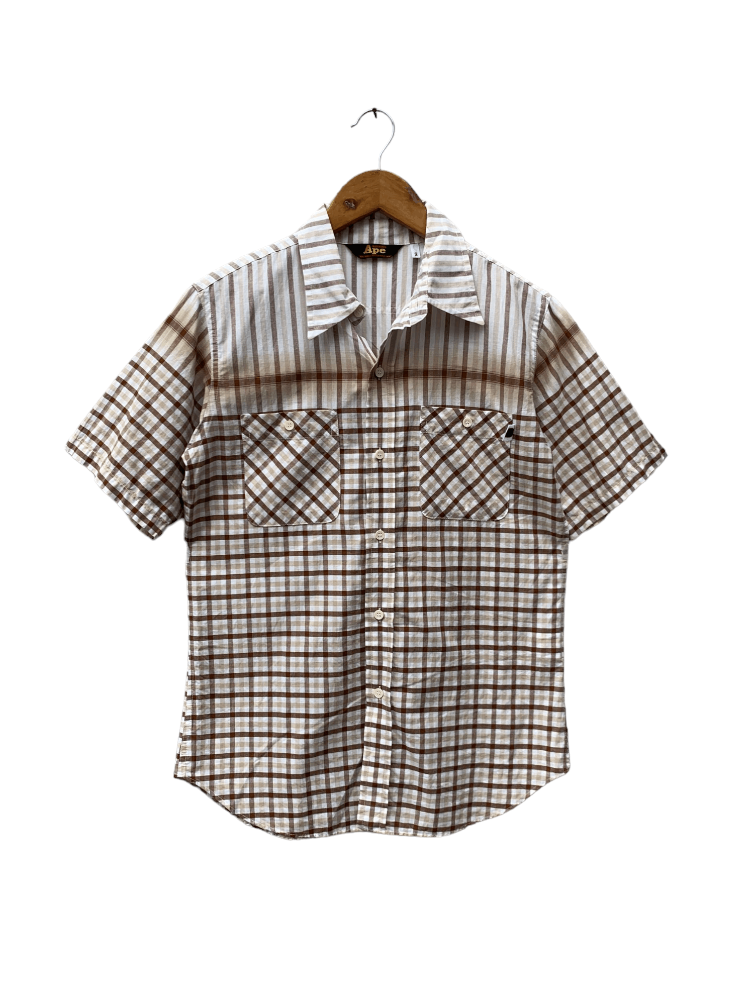 Stripe Button Up S/S Shirt