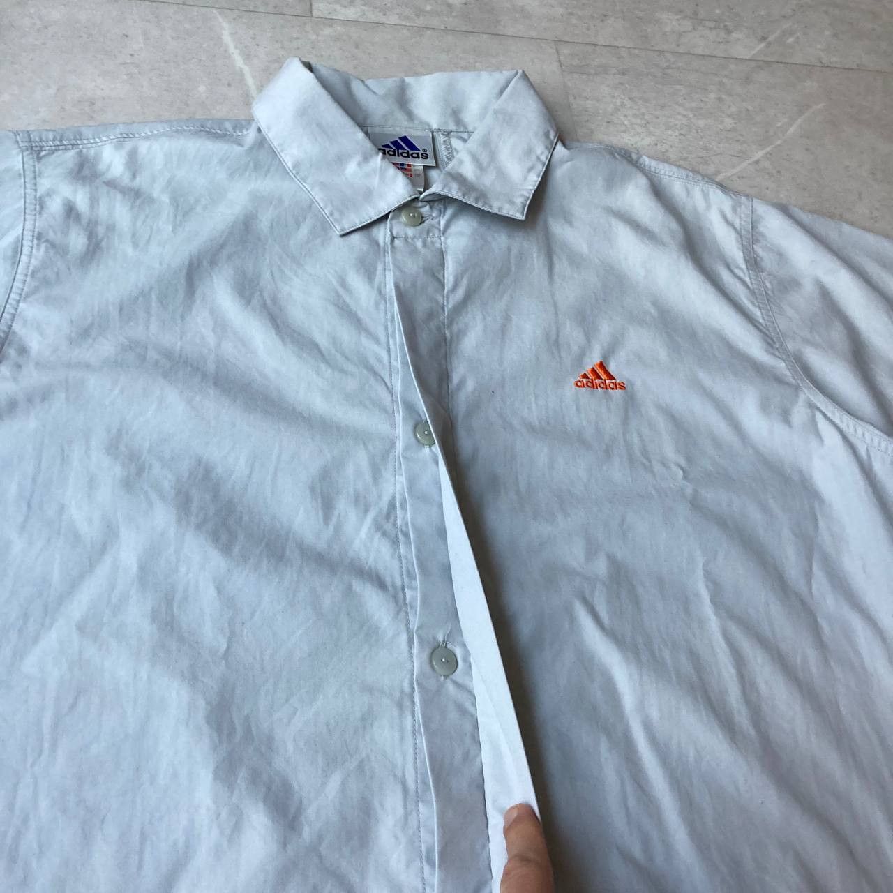 Adidas Vintage Y2k Adidas Button Up Shirt Size US L / EU 52-54 / 3 - 3 Thumbnail
