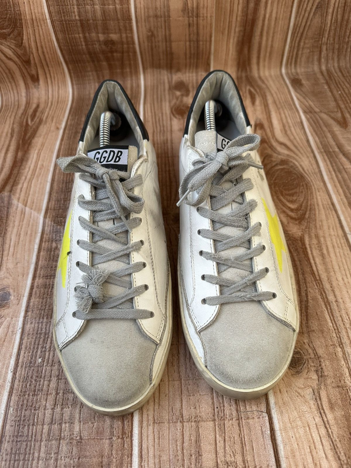 Golden Goose Golden Goose ‘Have a Golden Day’ White Leather/Suede Lowtops Size US 10 / EU 43 - 5 Thumbnail