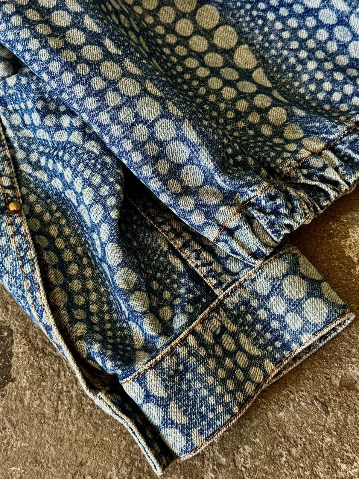 Louis Vuitton × Yayoi Kusama Louis Vuitton - Yayoi Kusama - Pumpkin - Denim Jacket Size US M / EU 48-50 / 2 - 19 Thumbnail