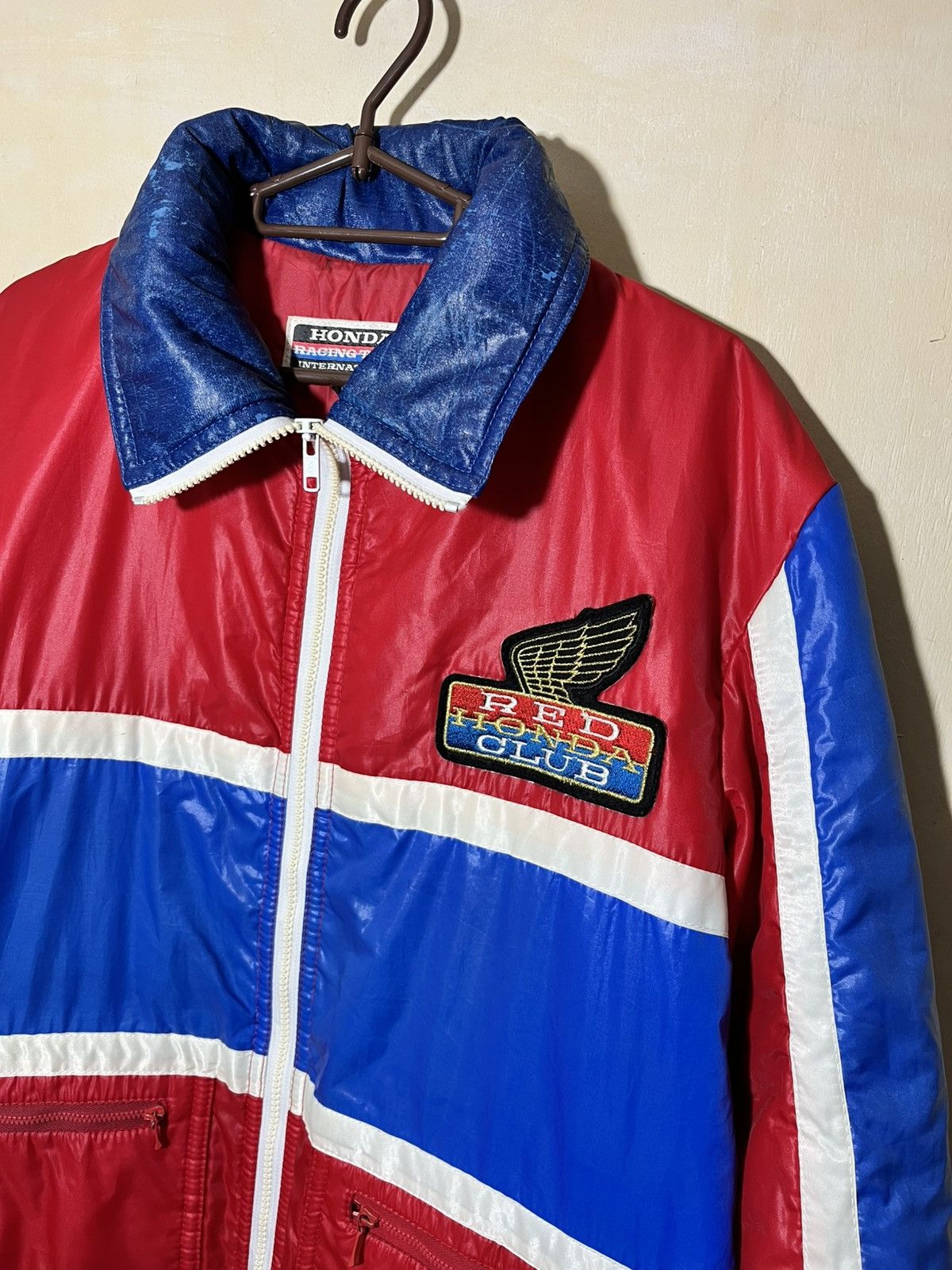 Honda Vintage Red Honda Club Jacket Size US L / EU 52-54 / 3 - 3 Thumbnail
