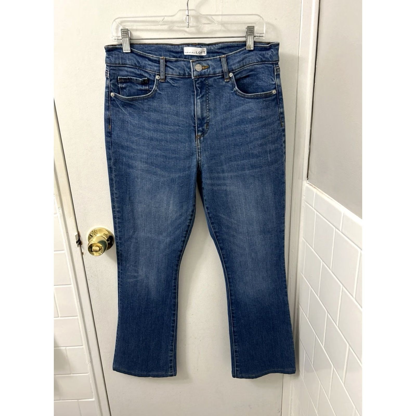 Loft LOFT The Boot Jeans Womens 30x27 Medium Wash Blue High Rise Bootcut Denim Jeans Size 30" / US 8 / IT 44 - 2 Thumbnail