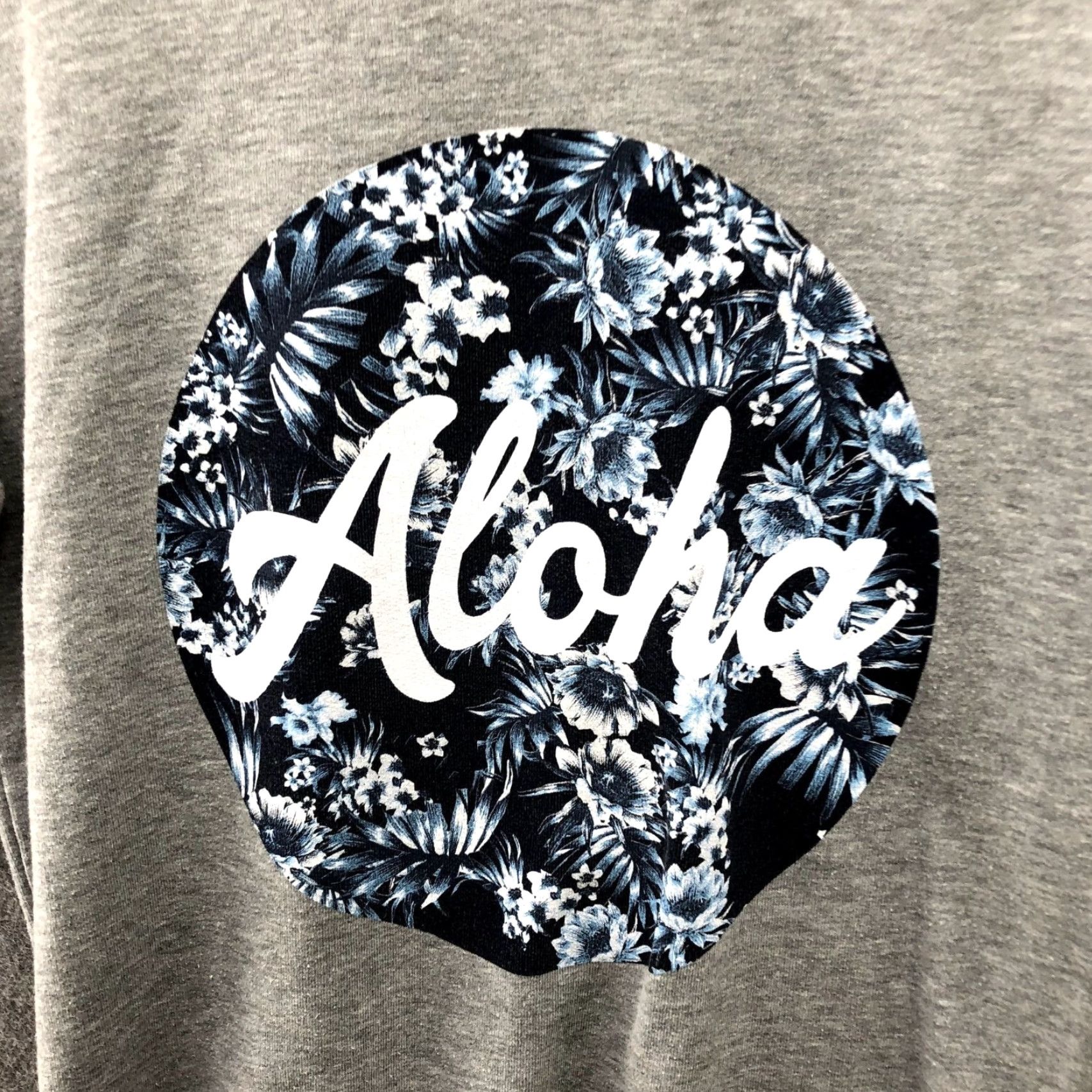 Zara Zara Sweatshirt Mens M Gray Aloha Floral Crew Neck Fleece Tropical Size US M / EU 48-50 / 2 - 3 Thumbnail