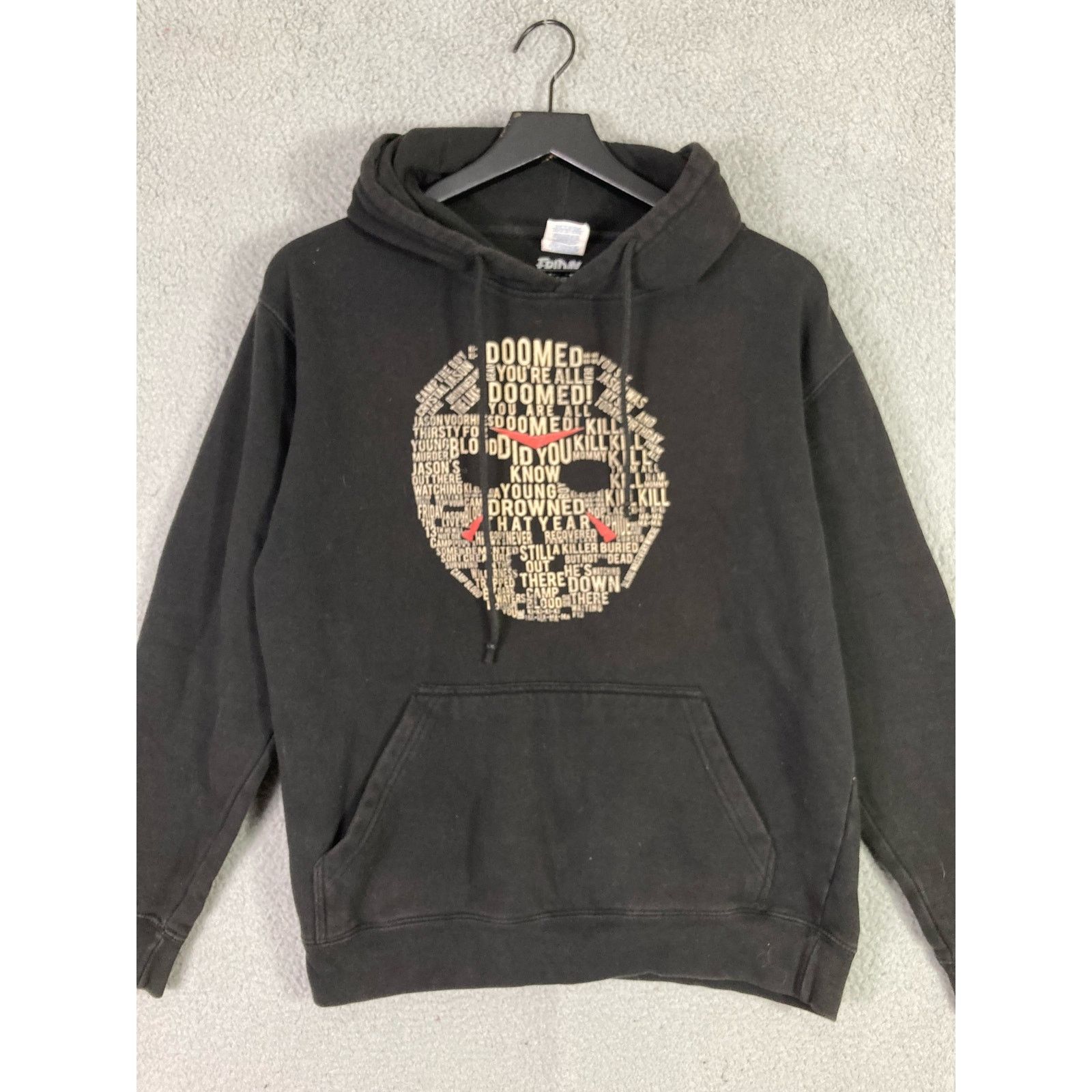 Other Friday the 13th Hoodie Women's M Black Horror Movie Graphic Size M / US 6-8 / IT 42-44 - 4 Thumbnail