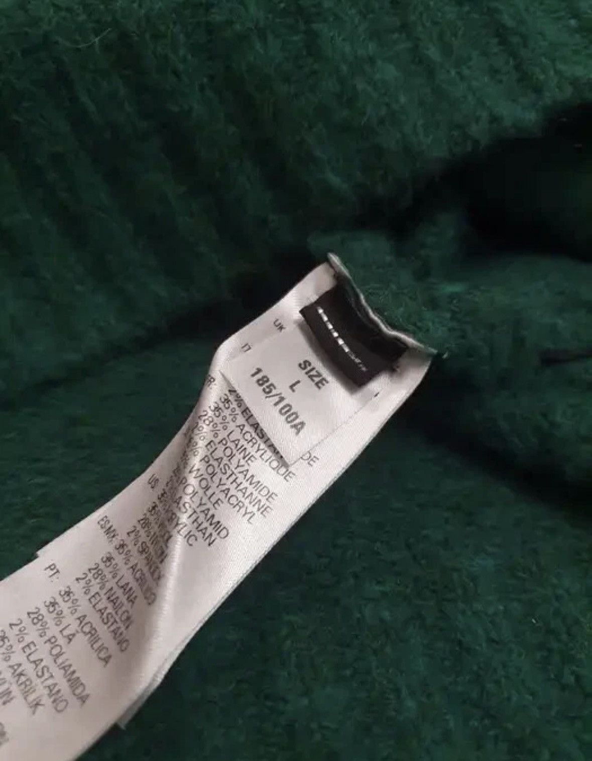 Diesel Diesel Mohair Cotrast Green Split Y2k Sweater Size US L / EU 52-54 / 3 - 6 Thumbnail