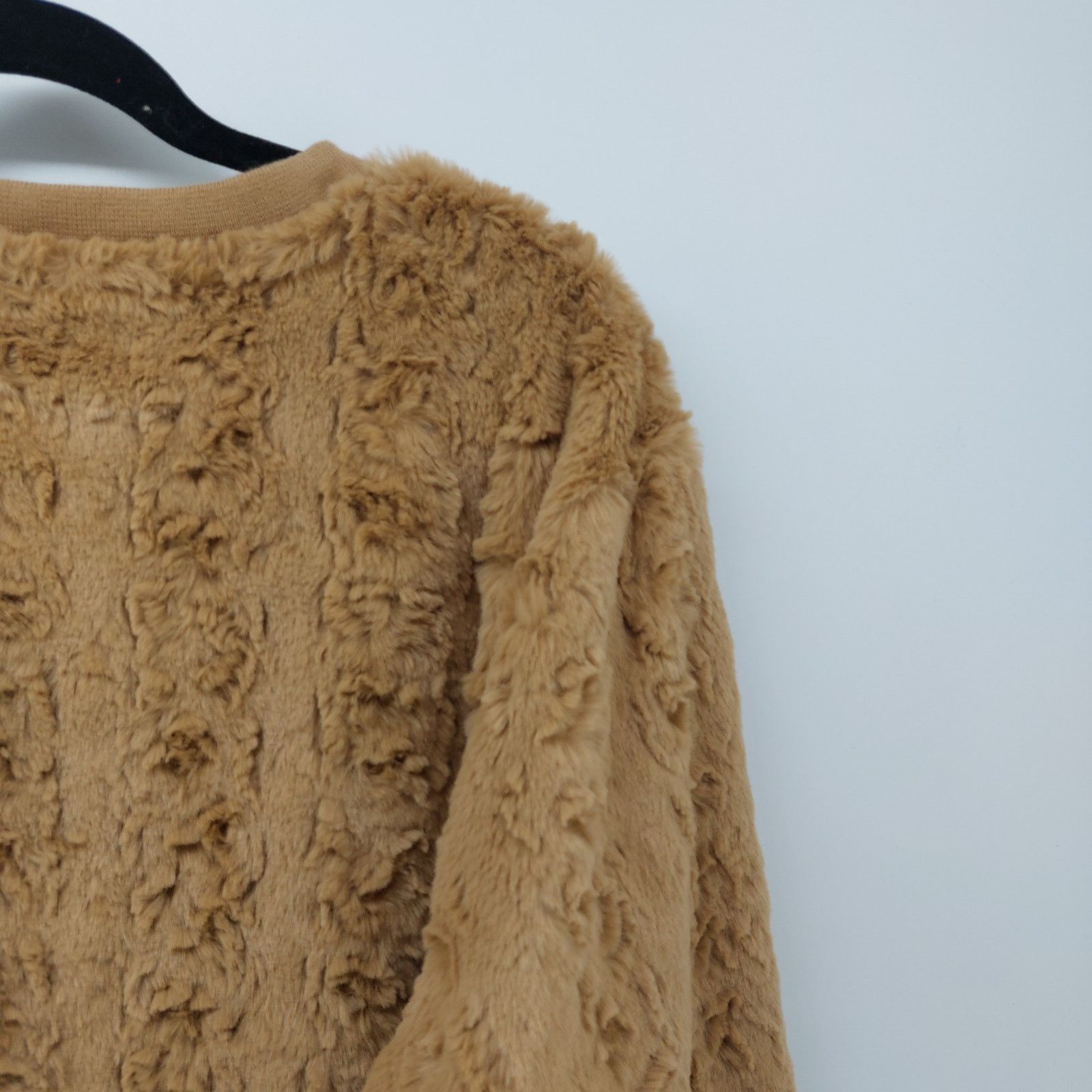 dylan Dylan Faux Fur Pullover Sweater Brown Women Sz M Size M / US 6-8 / IT 42-44 - 12 Thumbnail