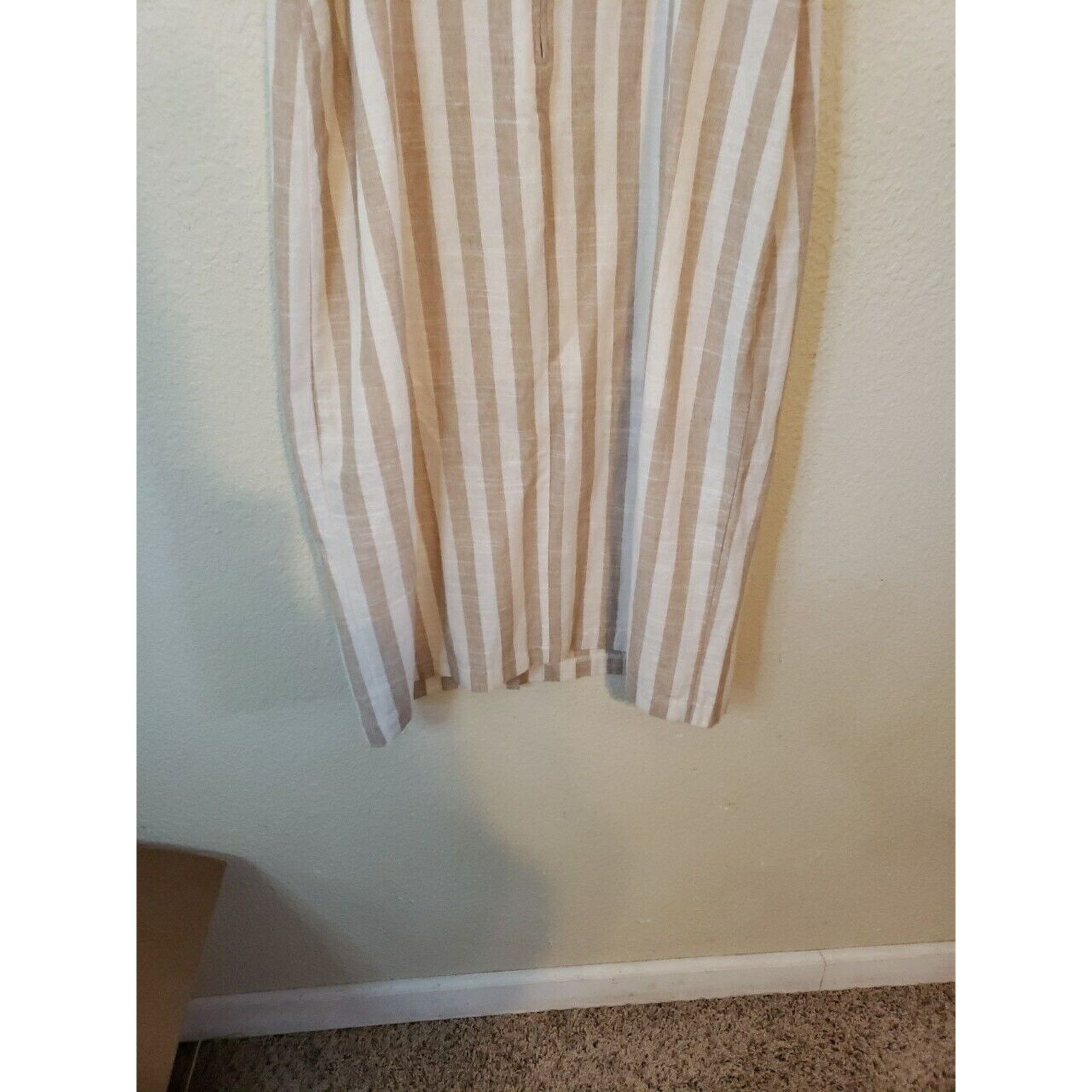 Other New Max Studio Beige Striped Maxi Dress Womens Size 9 Boho Size M / US 6-8 / IT 42-44 - 10 Thumbnail