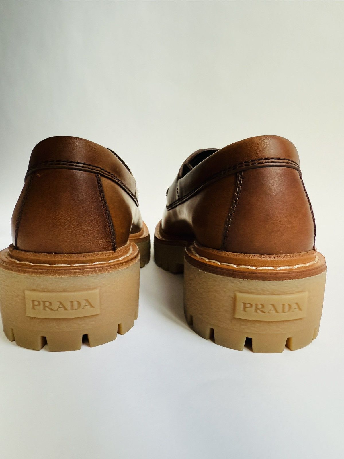 Prada Prada - St. Moritz leather loafers Size US 6.5 / EU 39-40 - 12 Thumbnail